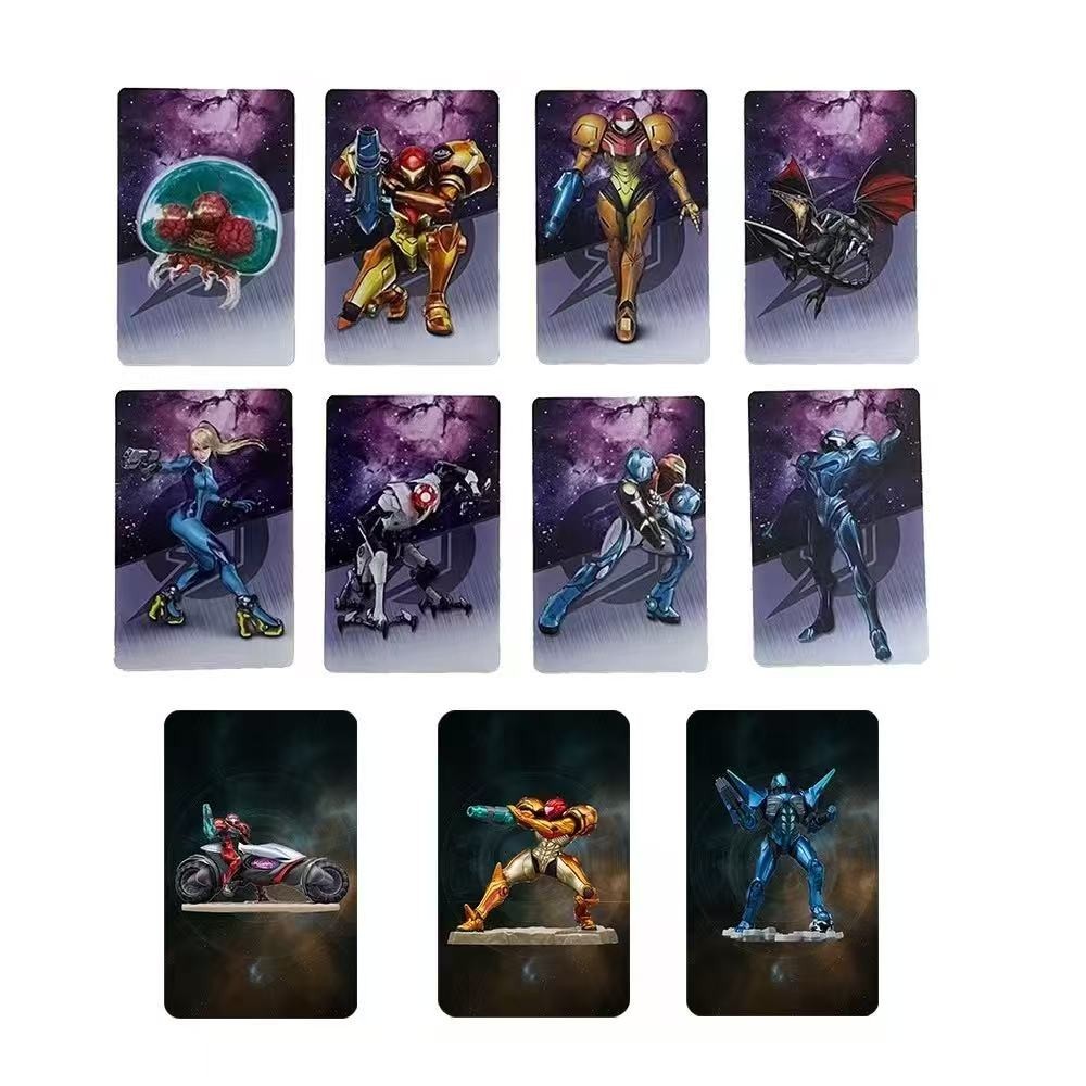 NEW ALL 11PCS Amiibos METROID DREAD PVC Card Fast ShippingFree stickers NEW ALL 11PCS Amiibos METROID DREAD PVC Card Fast ShippingFree stickers