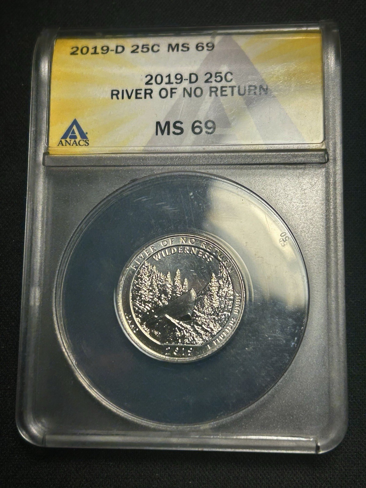 2019-D ANACS MS69 River Of No Return National Park Quarter POP 1 None Higher 2019-D ANACS MS69 River Of No Return National Park Quarter POP 1 None Higher