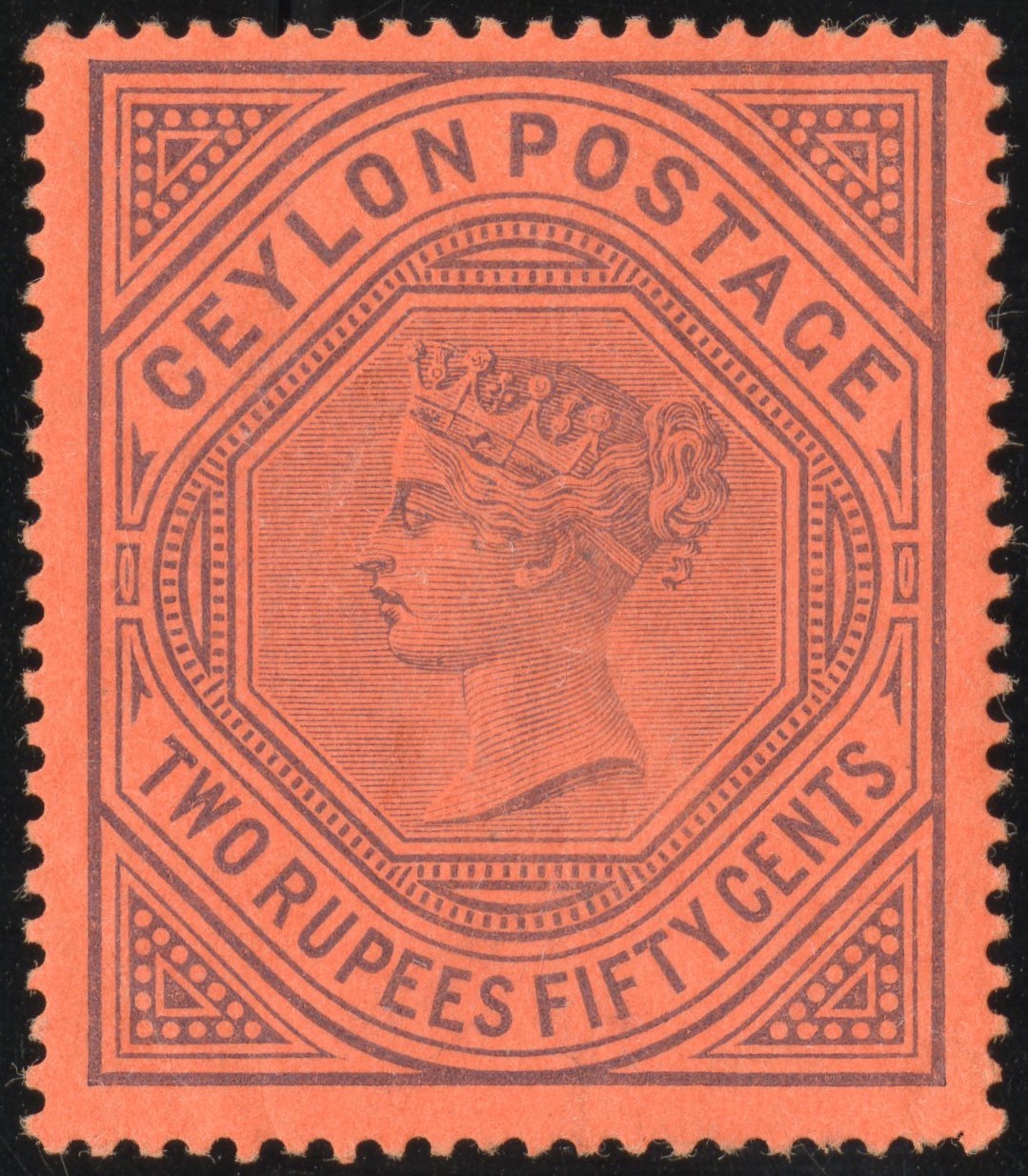 Ceylon Stamps # 82 MLH VF Scott Value $800.00 Ceylon Stamps # 82 MLH VF Scott Value $800.00