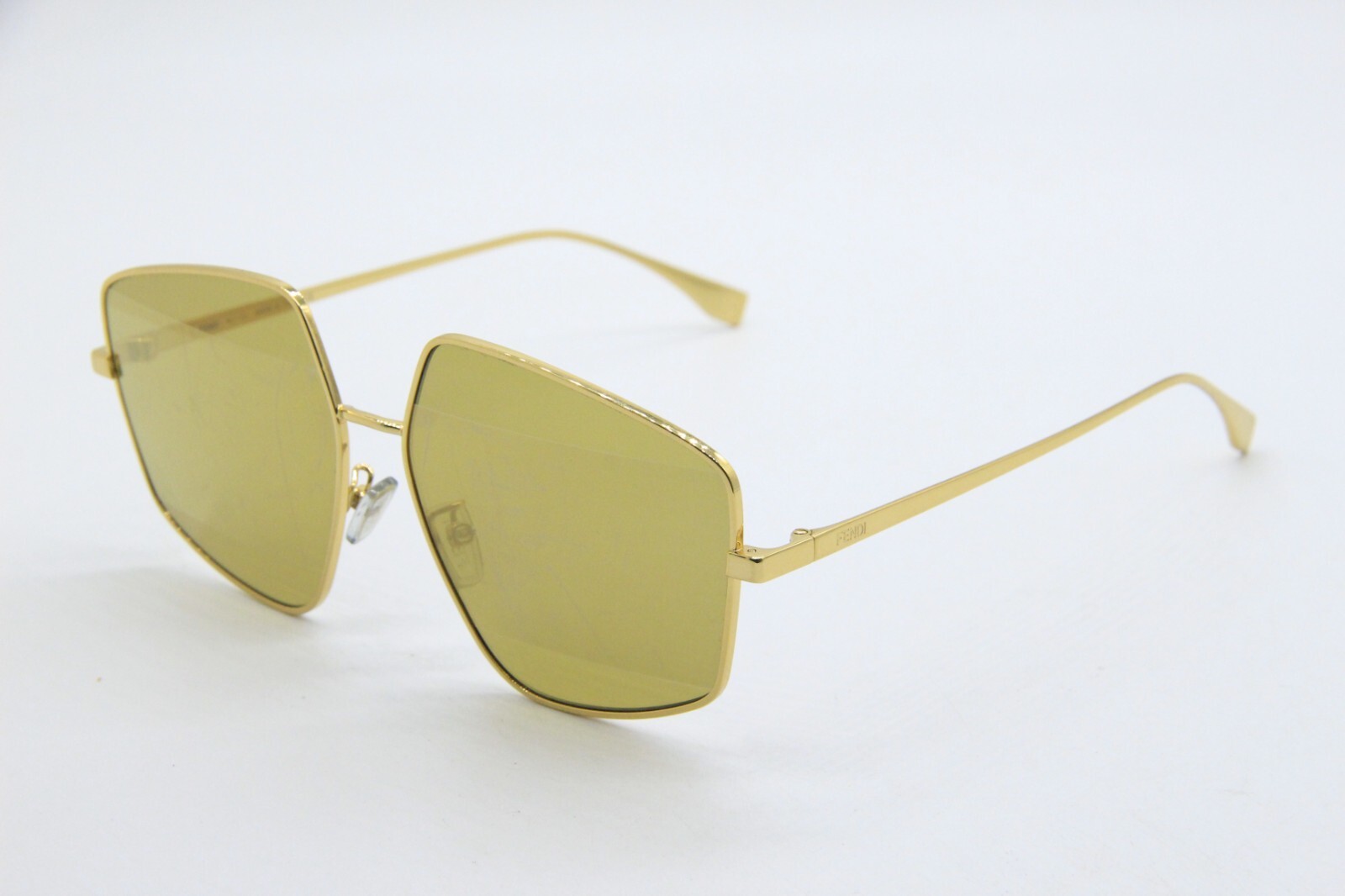 NEW FENDI FE 40016U 30G GOLD GUNMETAL AUTHENTIC SUNGLASSES 60-14