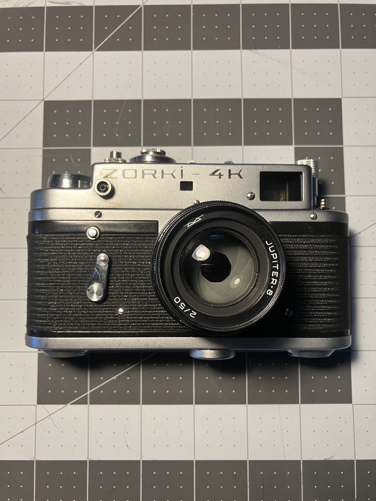 Zorki-4K 35mm Rangefinder Camera w/ JUPITER-8 2/50mm Lens Zorki-4K 35mm Rangefinder Camera w/ JUPITER-8 2/50mm Lens