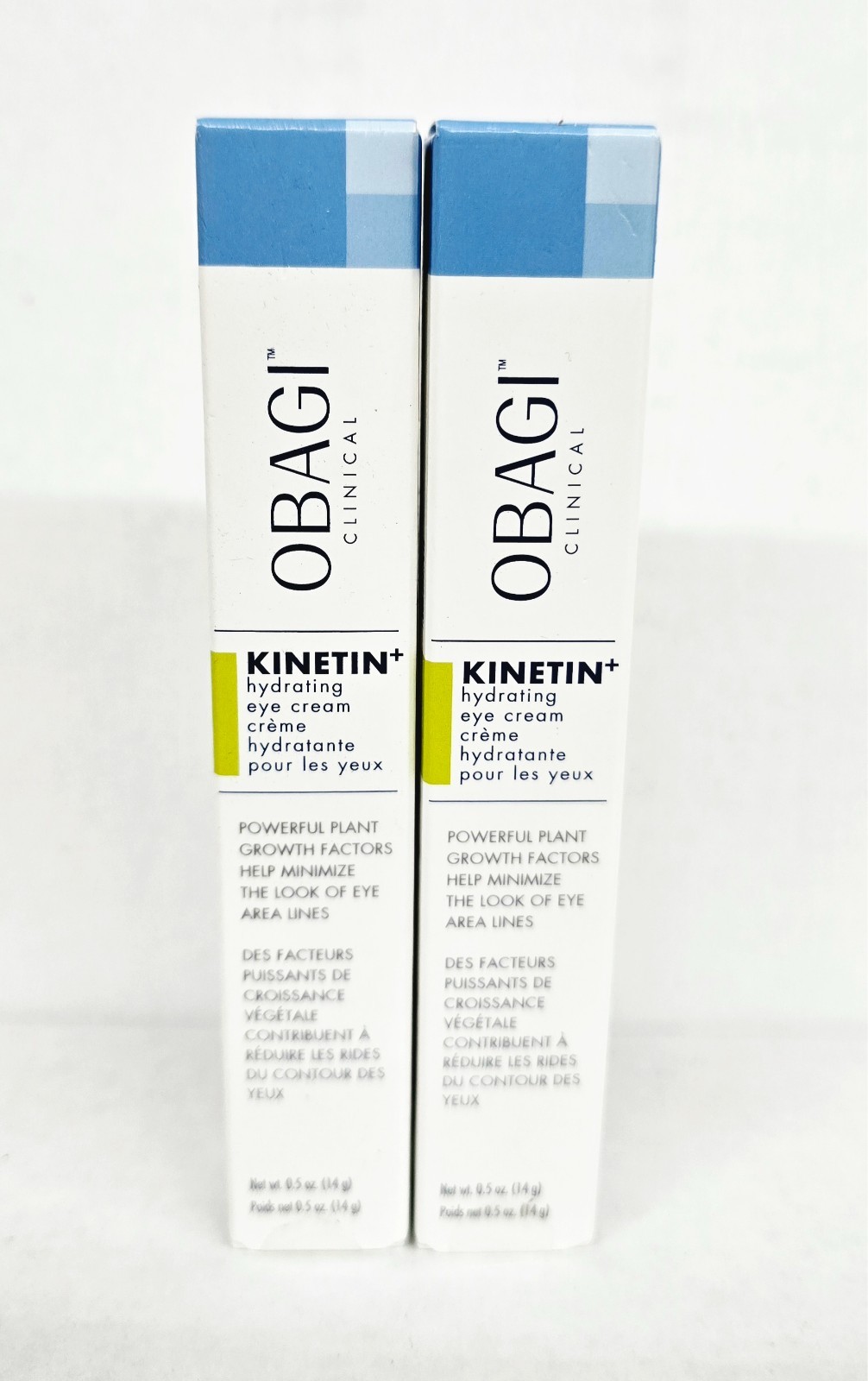 2 PACK OBAGI CLINIC Kinetin + Hydrating Eye Cream 0.5 oz 2 PACK OBAGI CLINIC Kinetin + Hydrating Eye Cream 0.5 oz