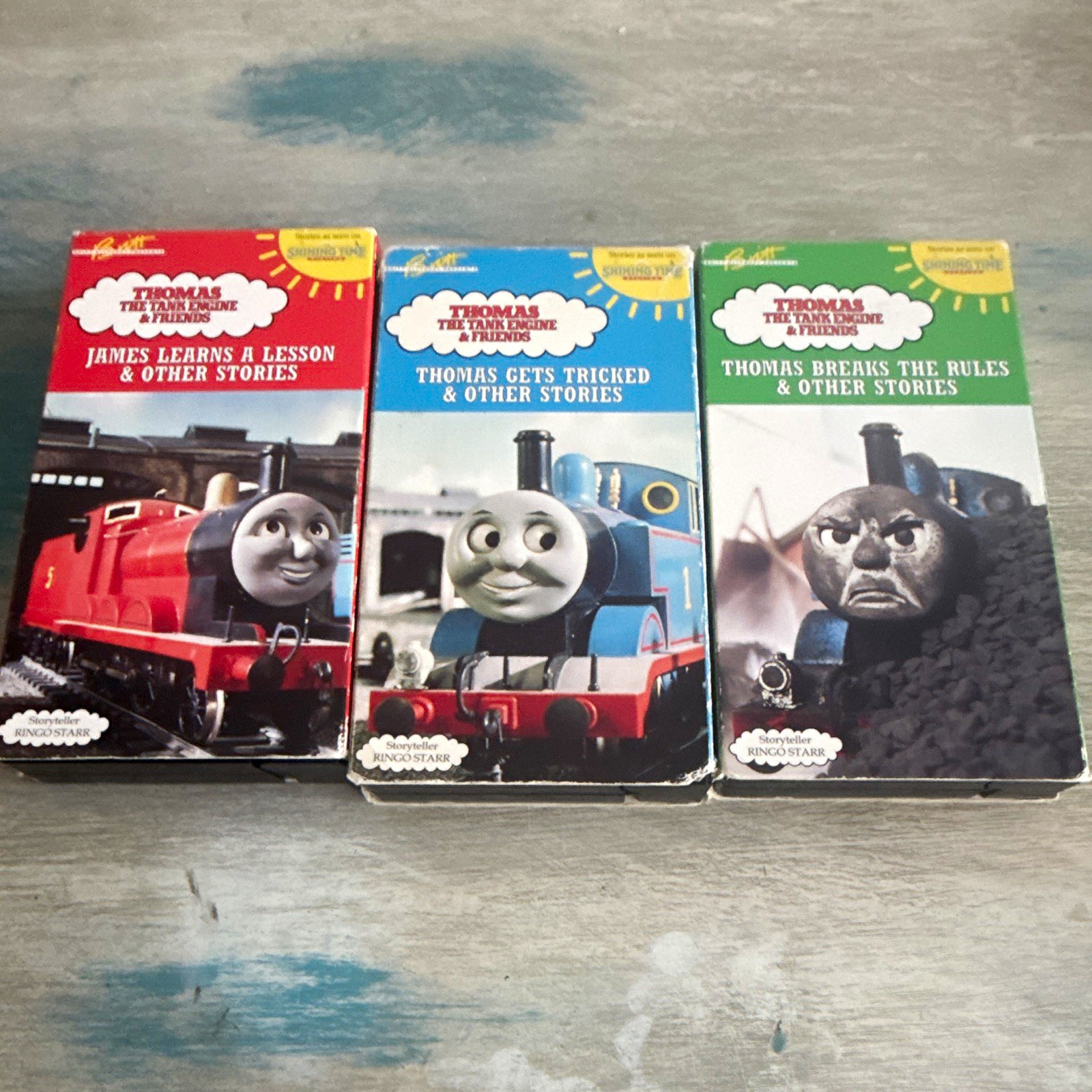 Thomas the Tank Engine & Friends VHS Lot of 3 Vintage Thomas Film Thomas the Tank Engine & Friends VHS Lot of 3 Vintage Thomas Film
