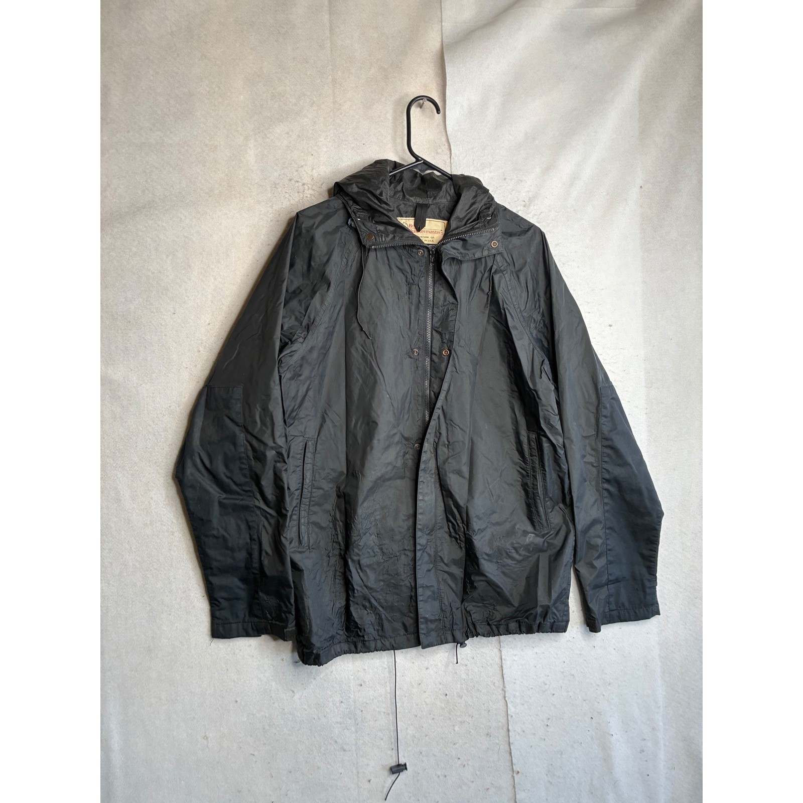 VTG Brigade Quartermasters Gore-Tex Jacket Mens Large Black Made in USA Hooded VTG Brigade Quartermasters Gore-Tex Jacket Mens Large Black Made in USA Hooded