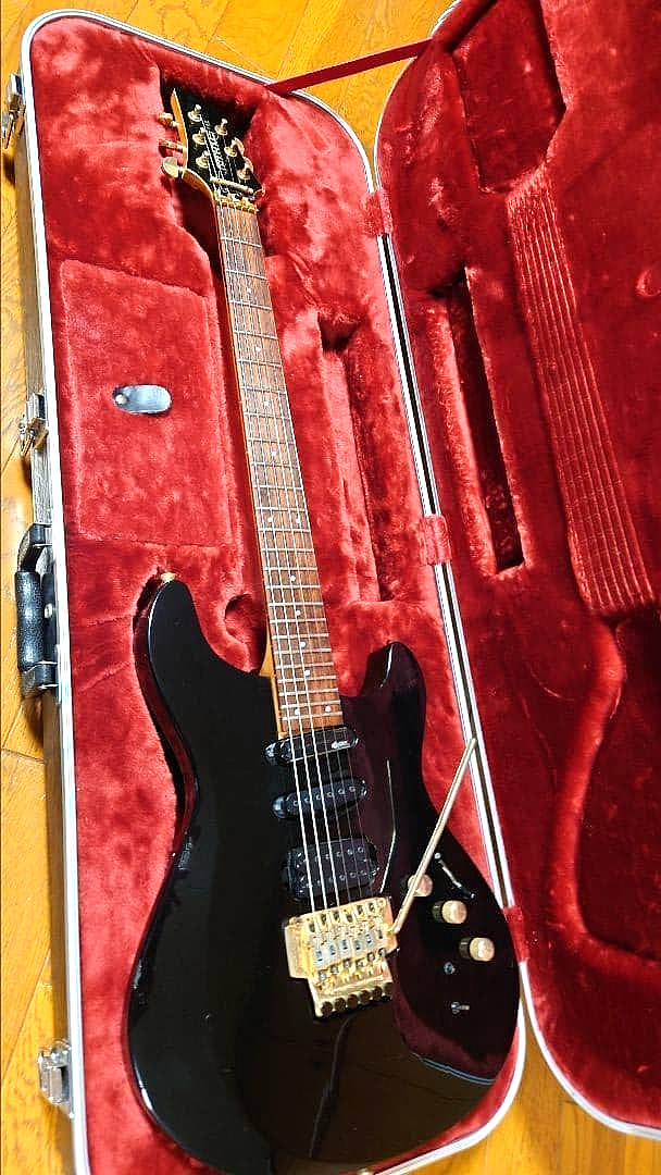 FERNANDES APG-85S Sustainer Black Humbucker Floyd Rose Rare Guitar Japan