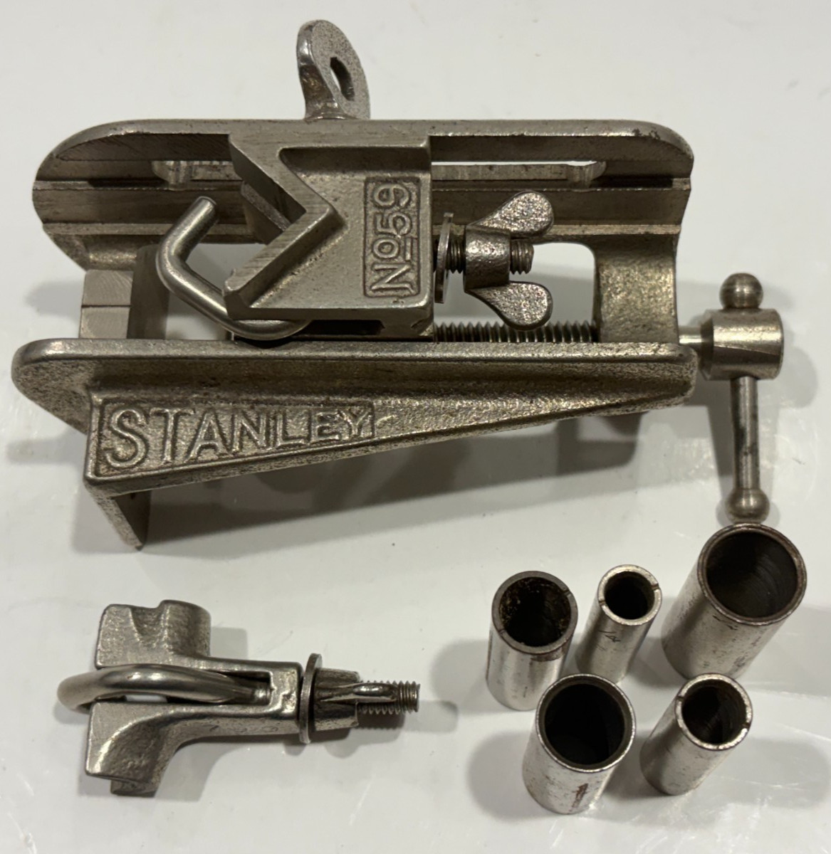 Vintage Stanley no.59 Doweling Jig Complete W/ Instructions, Box and Accessories