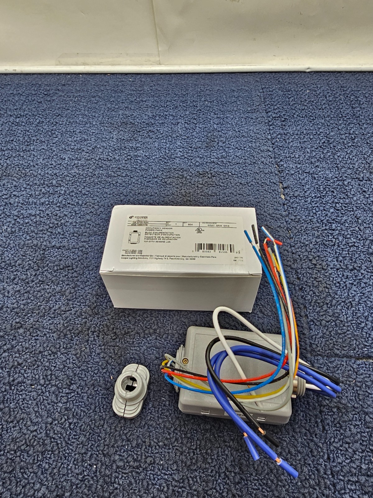 (QTY 2) Cooper Occupancy Sensor Power Pack 120/277V 50/60Hz 20A SP20-RD4