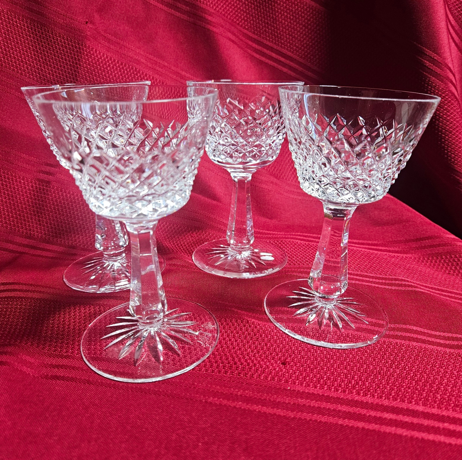Set of 4 WATERFORD CRYSTAL KYLEMORE 4.75'' Set of 4 WATERFORD CRYSTAL KYLEMORE 4.75''