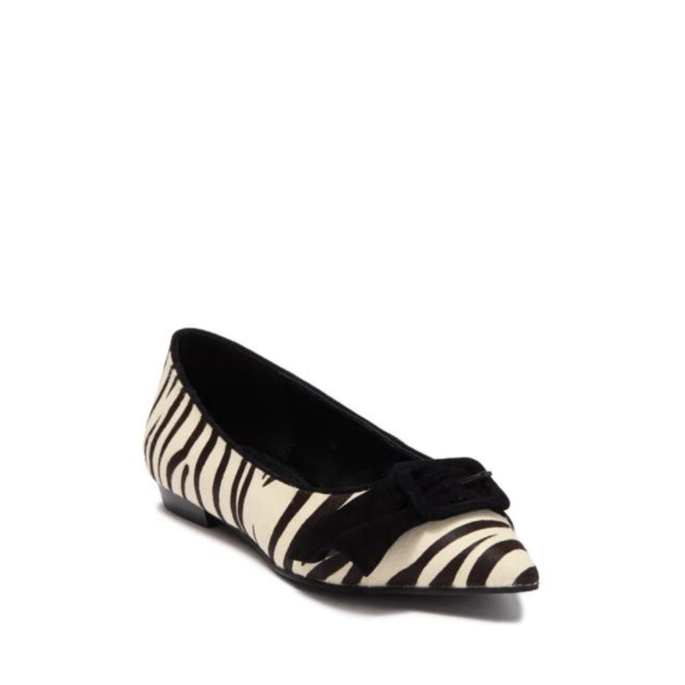 Dana Cream Black Calfhair Pelle Moda Ballet Flats Dana Cream Black Calfhair Pelle Moda Ballet Flats
