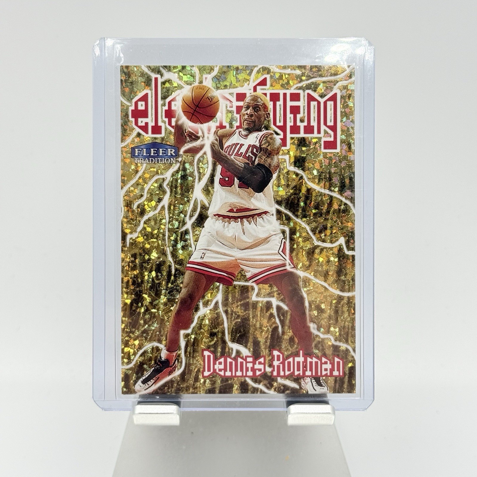 1998-99 Fleer Tradition - Dennis Rodman - Electrifying #10 Of 10 - Chicago Bulls
