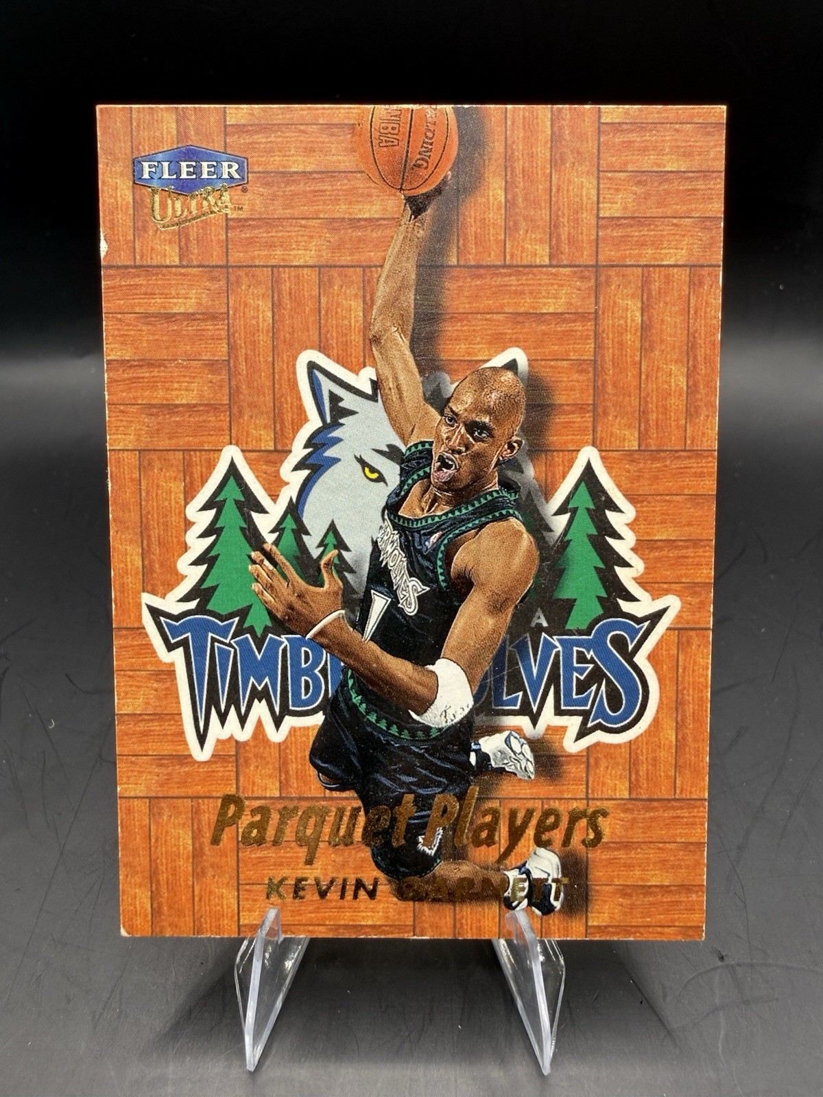 1999-00 Fleer Ultra - Parquet Players Kevin Garnett #5PP 1999-00 Fleer Ultra - Parquet Players Kevin Garnett #5PP