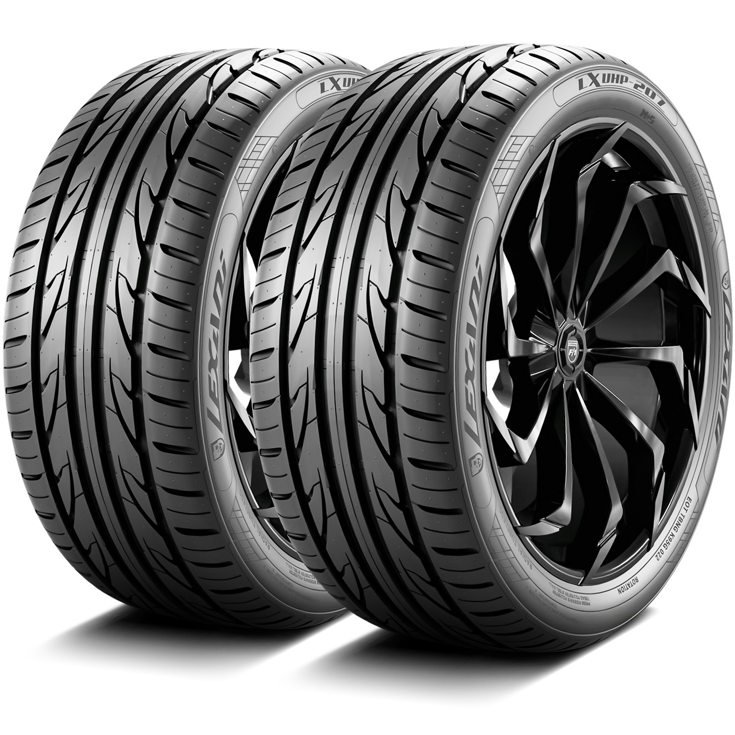 2 Lexani LXUHP-207 235/40R18 ZR 95W XL All Season Tires 50k Mi Warranty 500AA