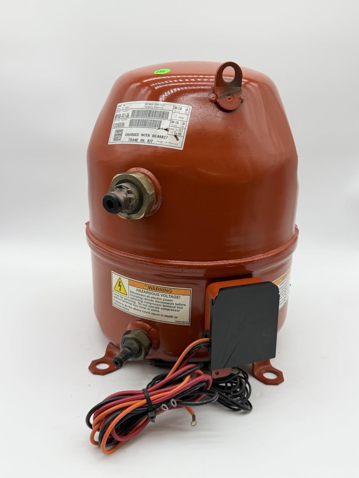 Trane COM06220 COMPRESSOR GP55D-KK1-G 4.6 TON, 200-230V 1 PH R22 GP55D-KK1-GA