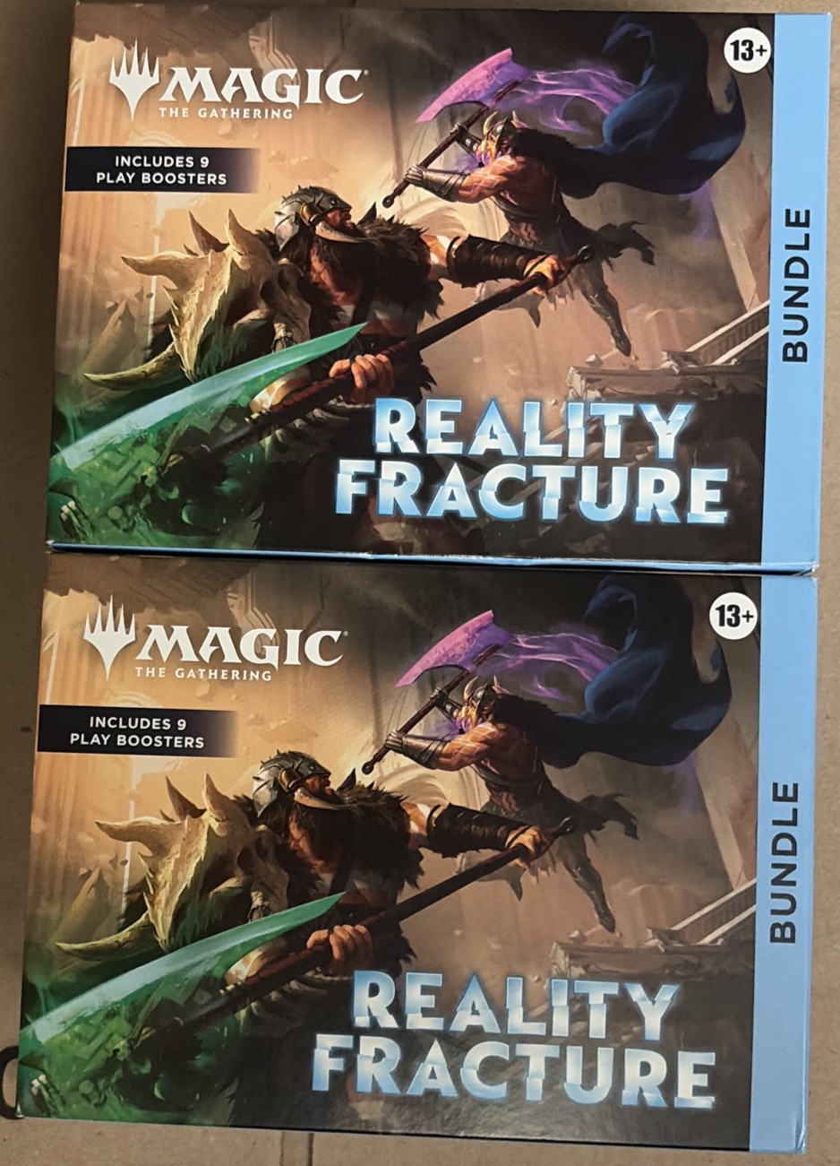 Magic: MTG Reality Fracture (2) Bundle Boxes 18 Boosters NEW FACTORY SEALED