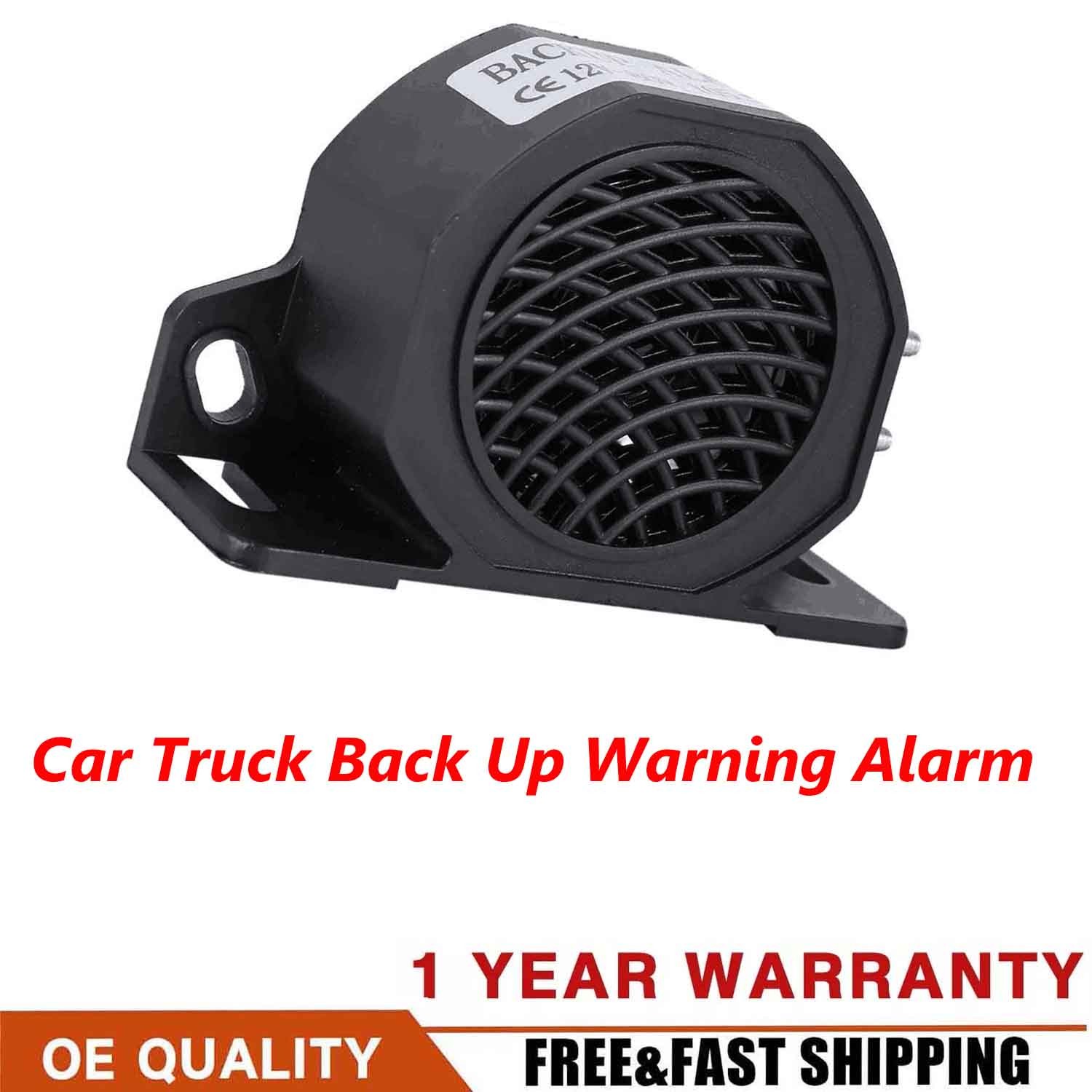 108dB Car Truck Back Up Warning Alarm Reverse Siren Buzzer Horn Beeper Universal 108dB Car Truck Back Up Warning Alarm Reverse Siren Buzzer Horn Beeper Universal