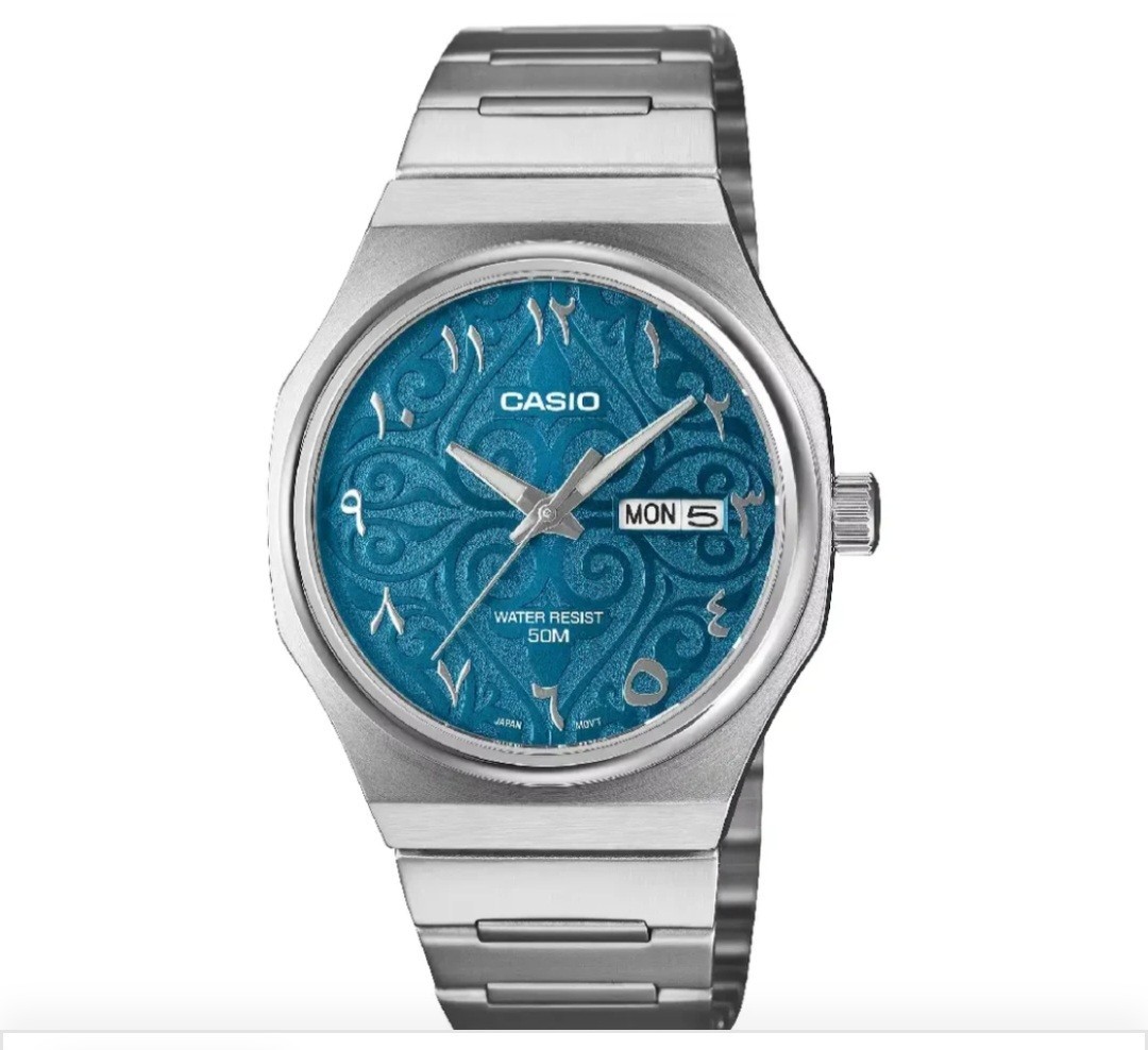 Casio MTP-E735AR-2A3V NEW 2026 Arabic Dial Teal Blue Men's Watch Casio MTP-E735AR-2A3V NEW 2026 Arabic Dial Teal Blue Men's Watch