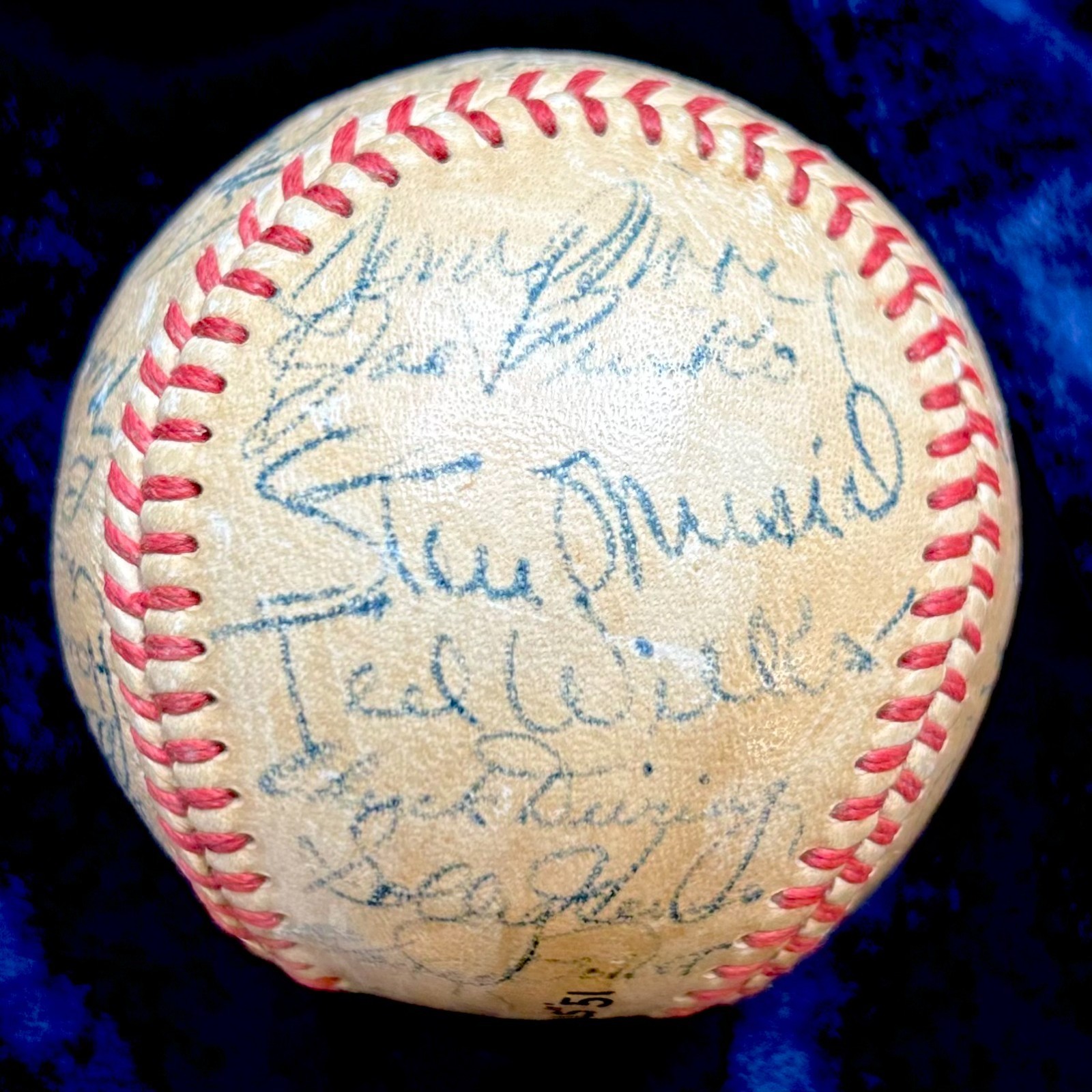 1951 St. Louis Cardinals Signed (27) Official National League Baseball. JSA