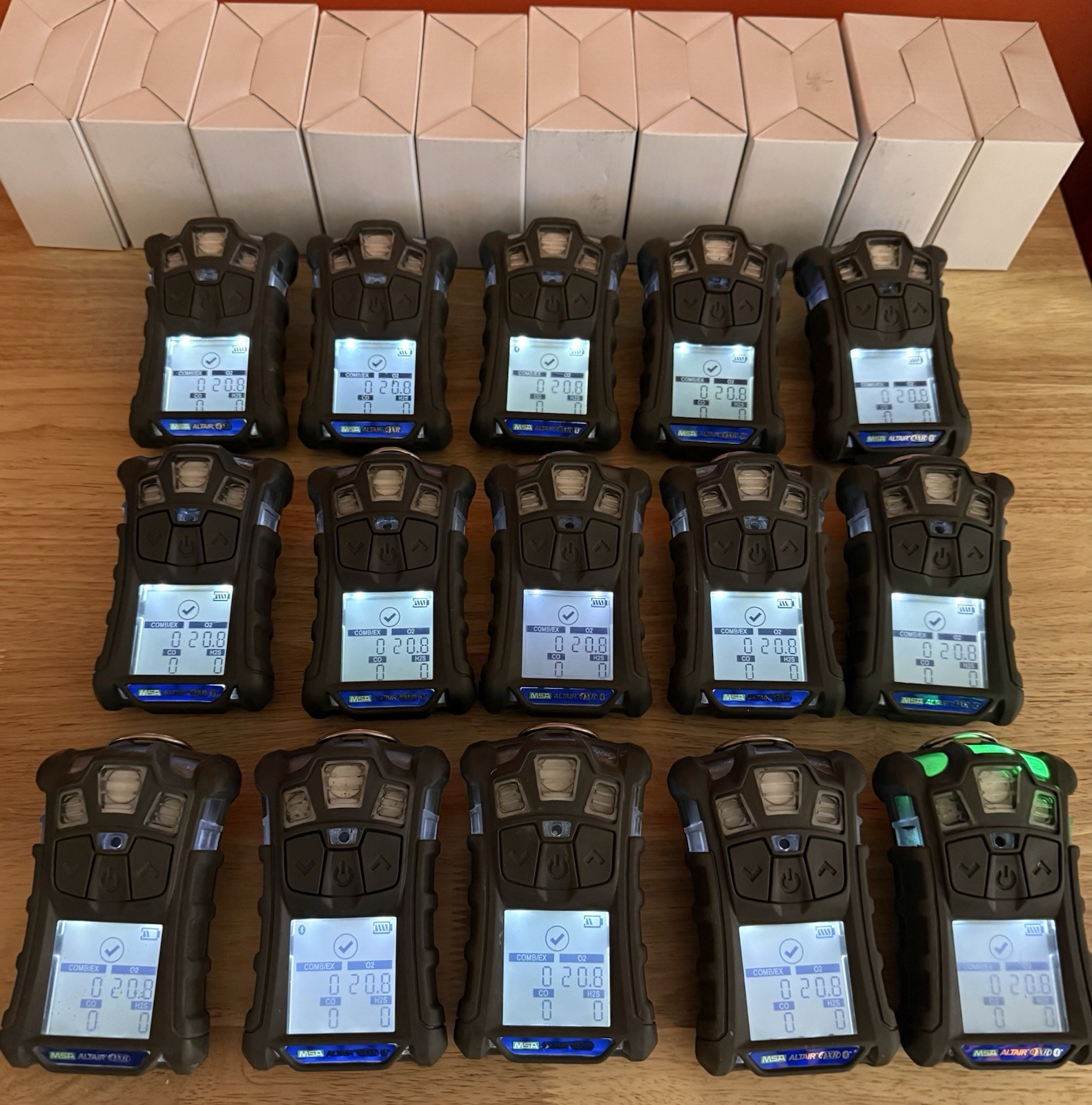 MSA Altair 4XR Gas Detector  Warranty/Calibrated H2S/CO, LEL, Oxygen