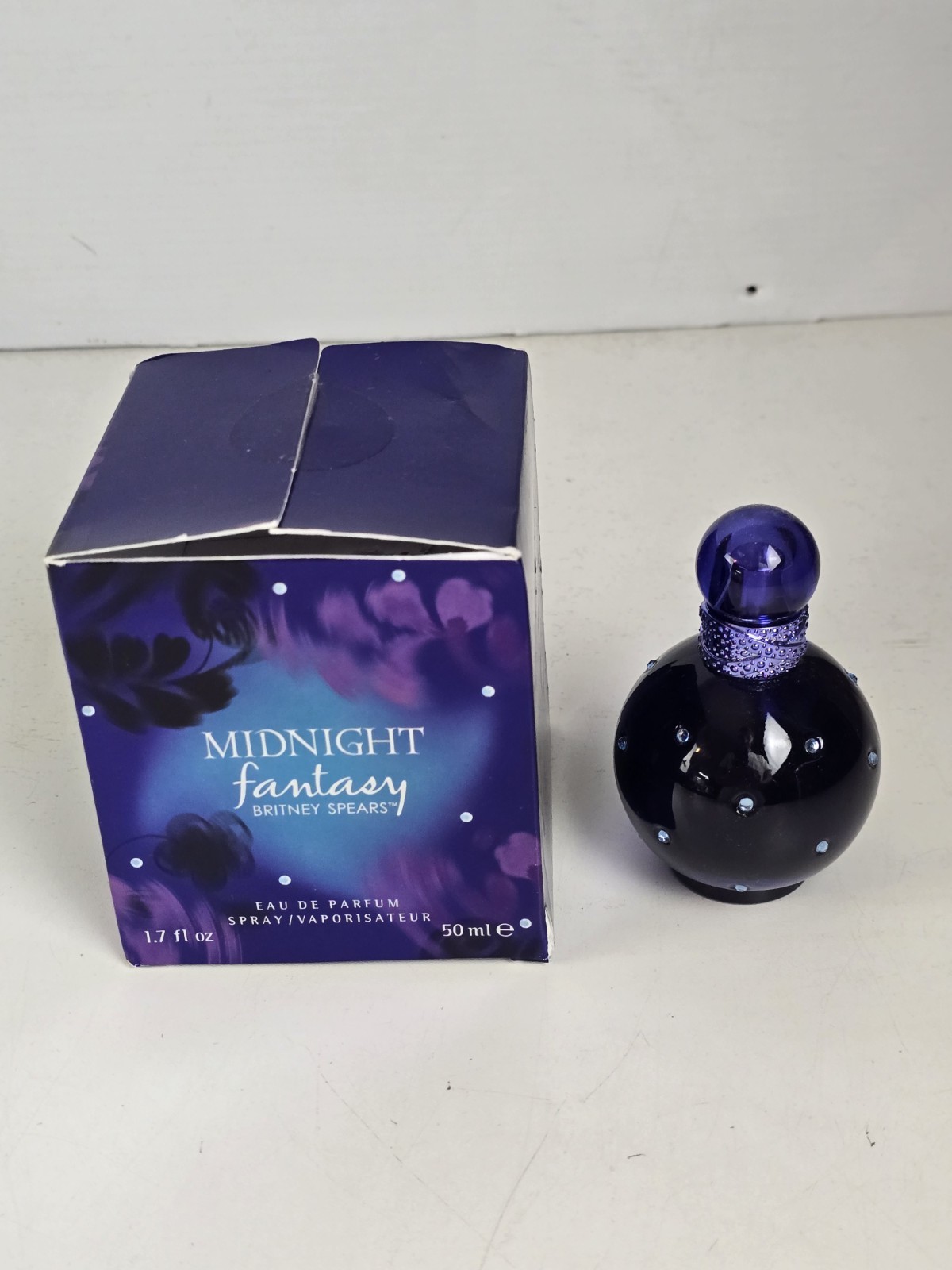 Midnight Fantasy by Britney Spears Eau de Parfum Spray 1.7 Fl Oz Sealed Rare Midnight Fantasy by Britney Spears Eau de Parfum Spray 1.7 Fl Oz Sealed Rare