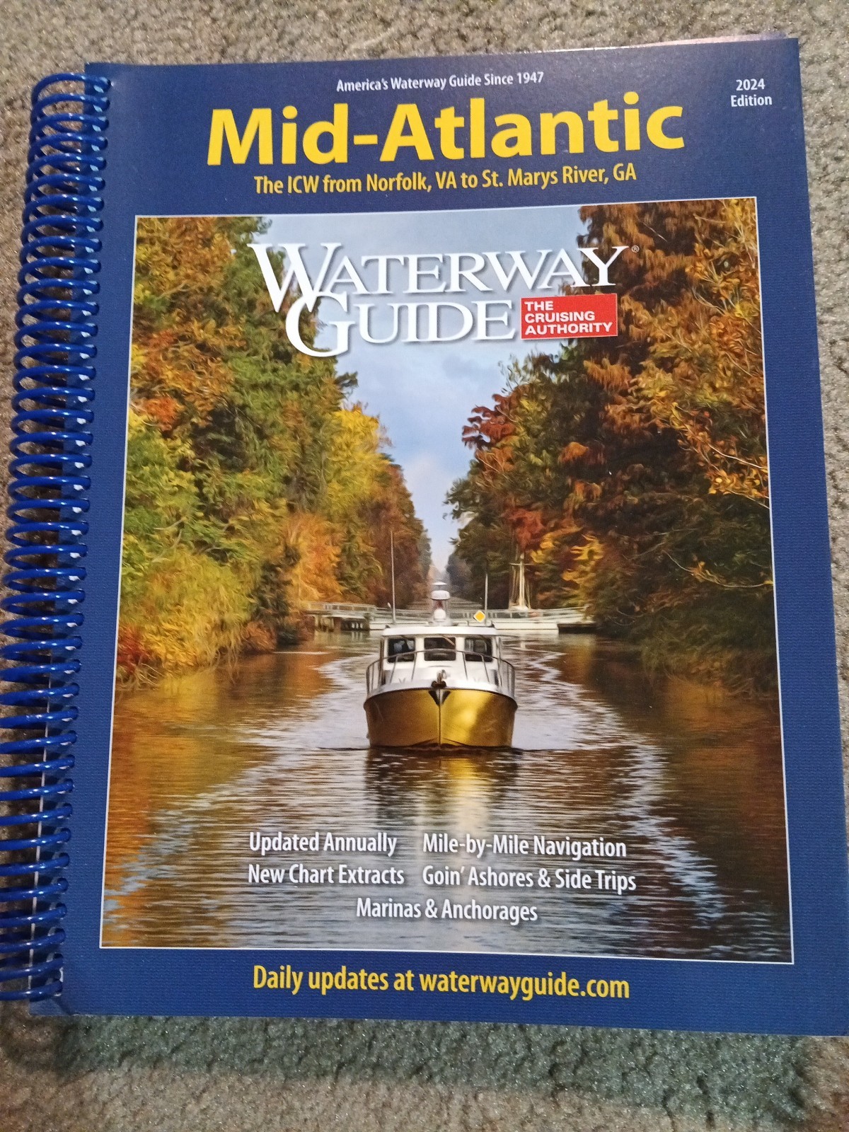 Waterway Guide Mid-Atlantic ICW, 2024 Edition, BRAND NEW Waterway Guide Mid-Atlantic ICW, 2024 Edition, BRAND NEW