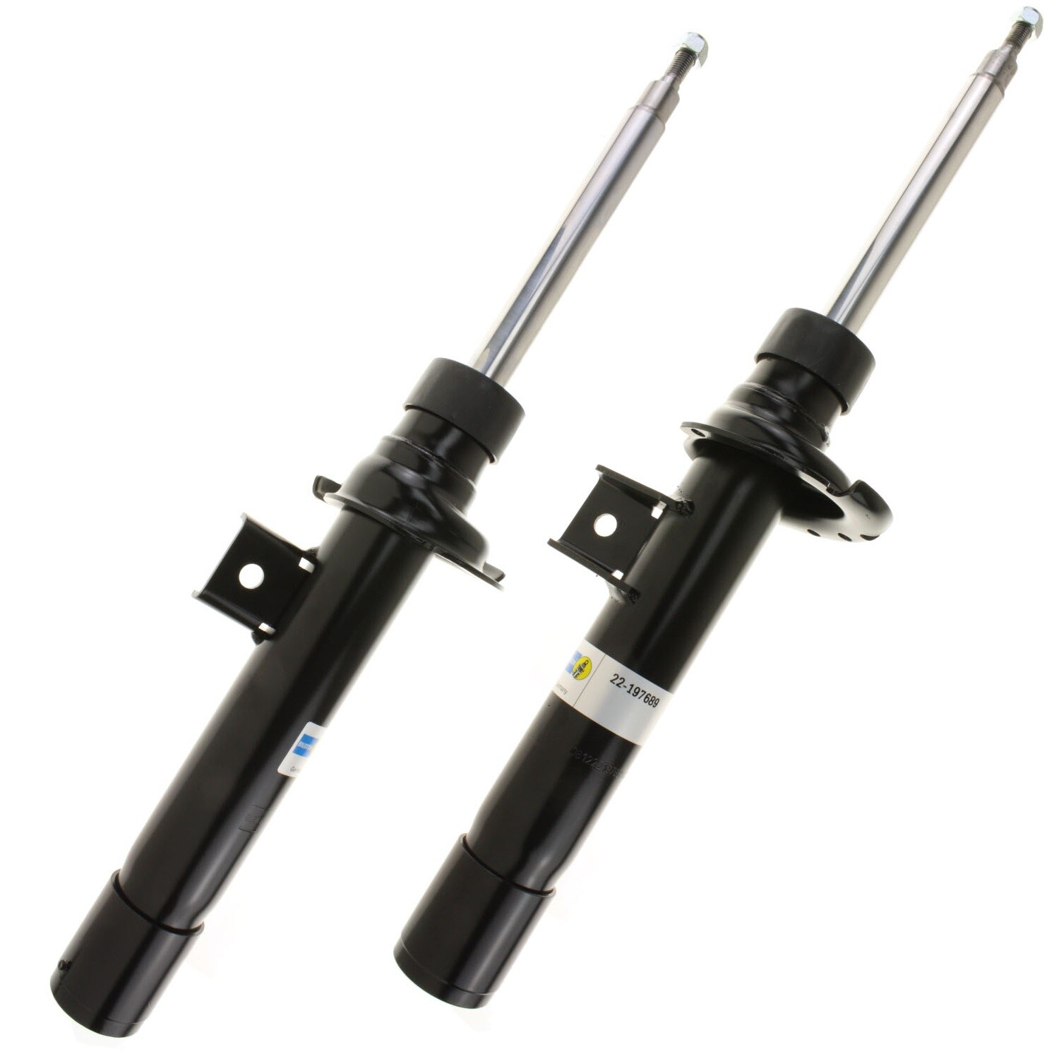 Pair Set 2 Front Bilstein B4 Struts Std No El Susp For BMW F25 F26 X3 2011-15