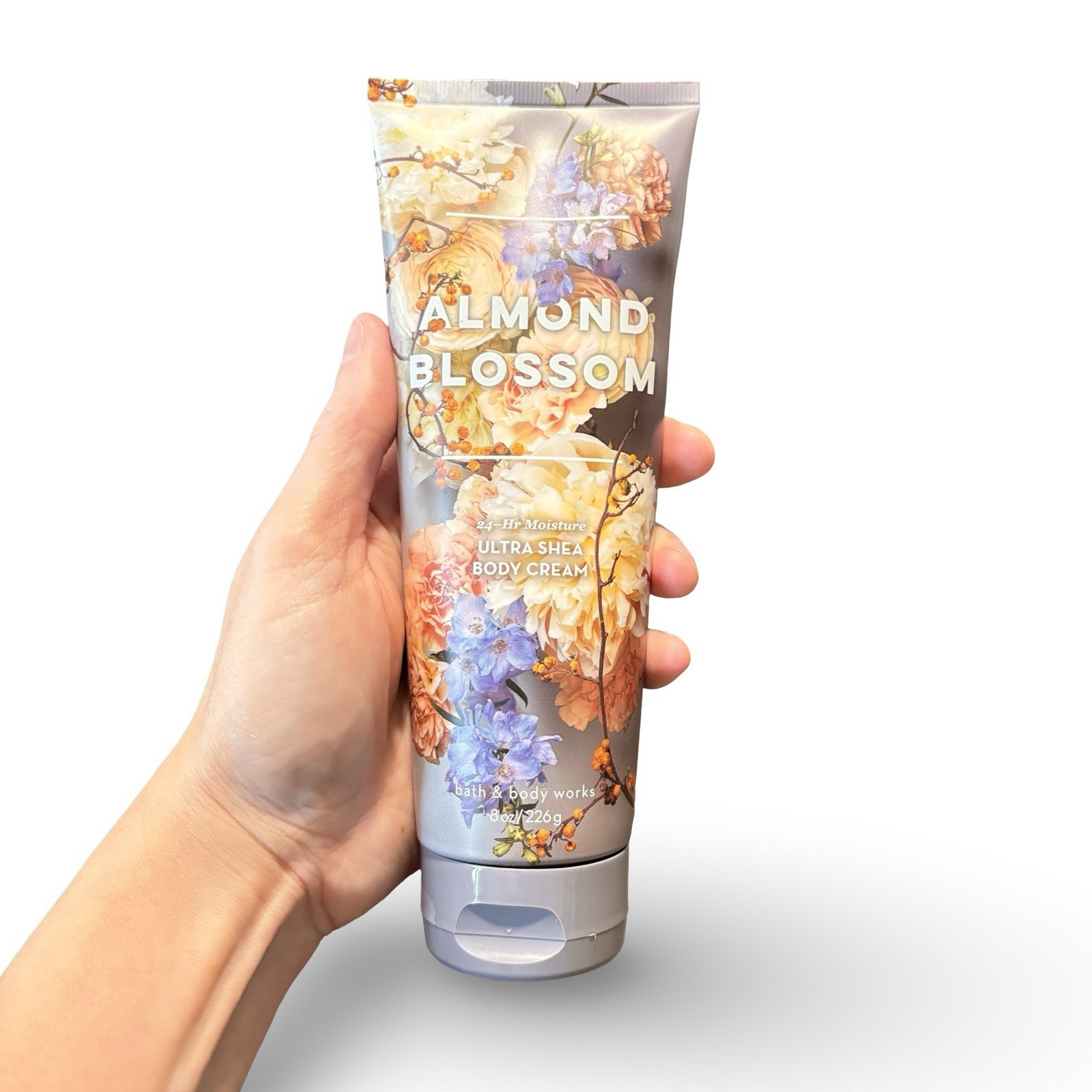 Bath & Body Works Almond Blossom Ultra Shea Body Cream 8 oz Rare Retired New