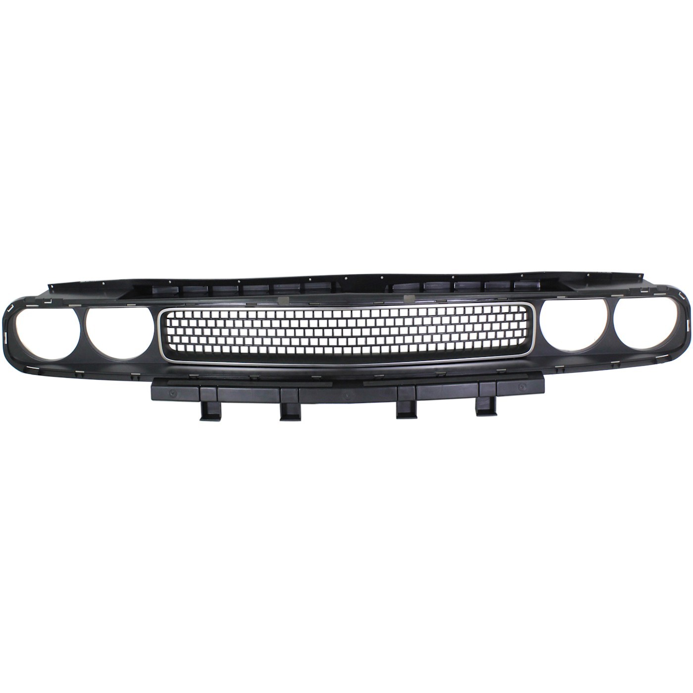 Grille For 2008-2014 Dodge Challenger Textured Black Plastic