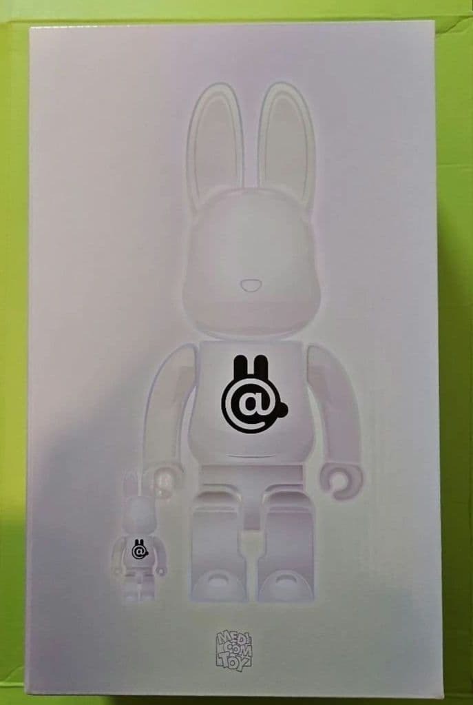 MEDICOM TOY R@BBRICK Clear Chrome Ver. 100% & 400% Action Figure JAPAN MEDICOM TOY R@BBRICK Clear Chrome Ver. 100% & 400% Action Figure JAPAN