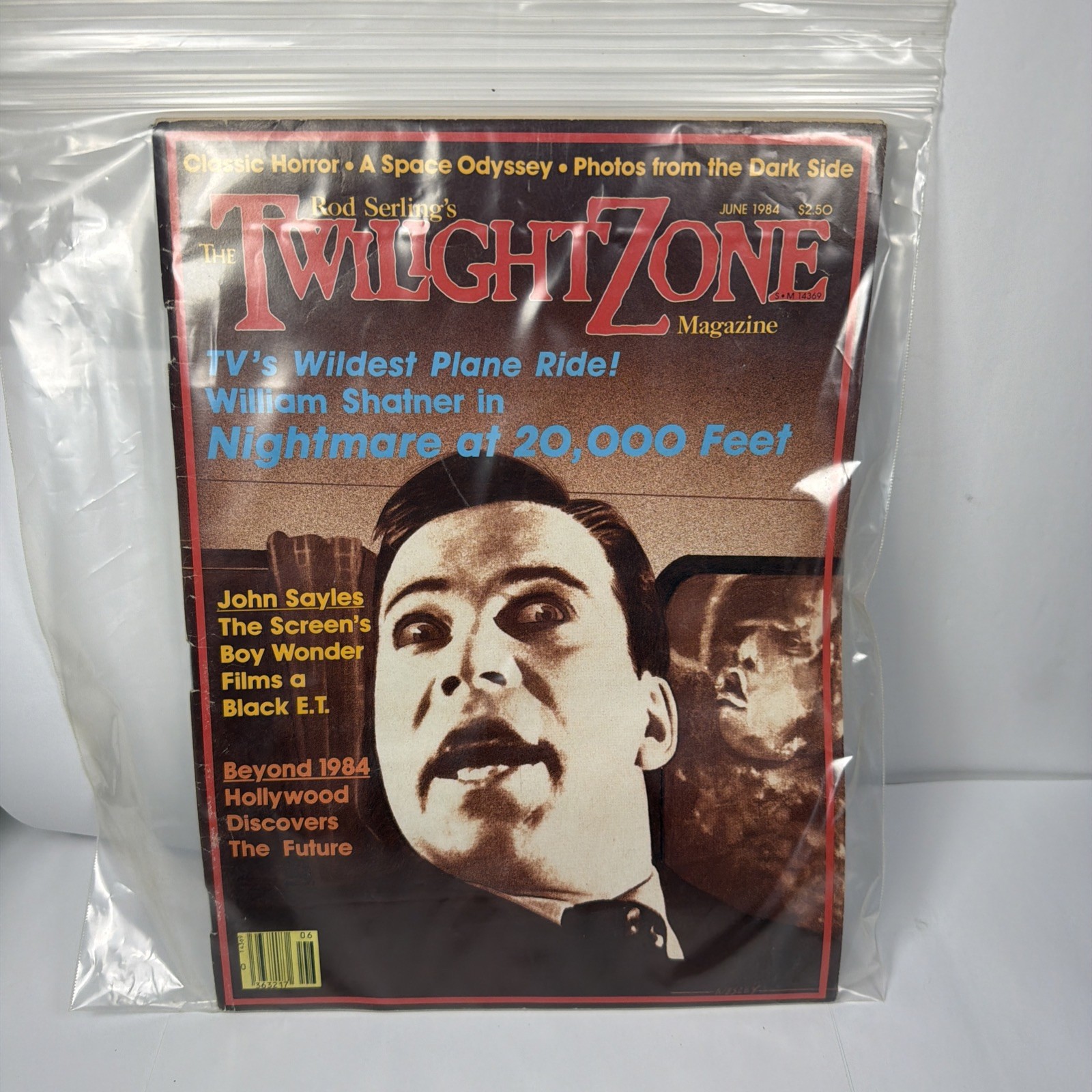 Rod Serling\'s Twilight Zone Magazine June 1984 William Shatner John Sayles
