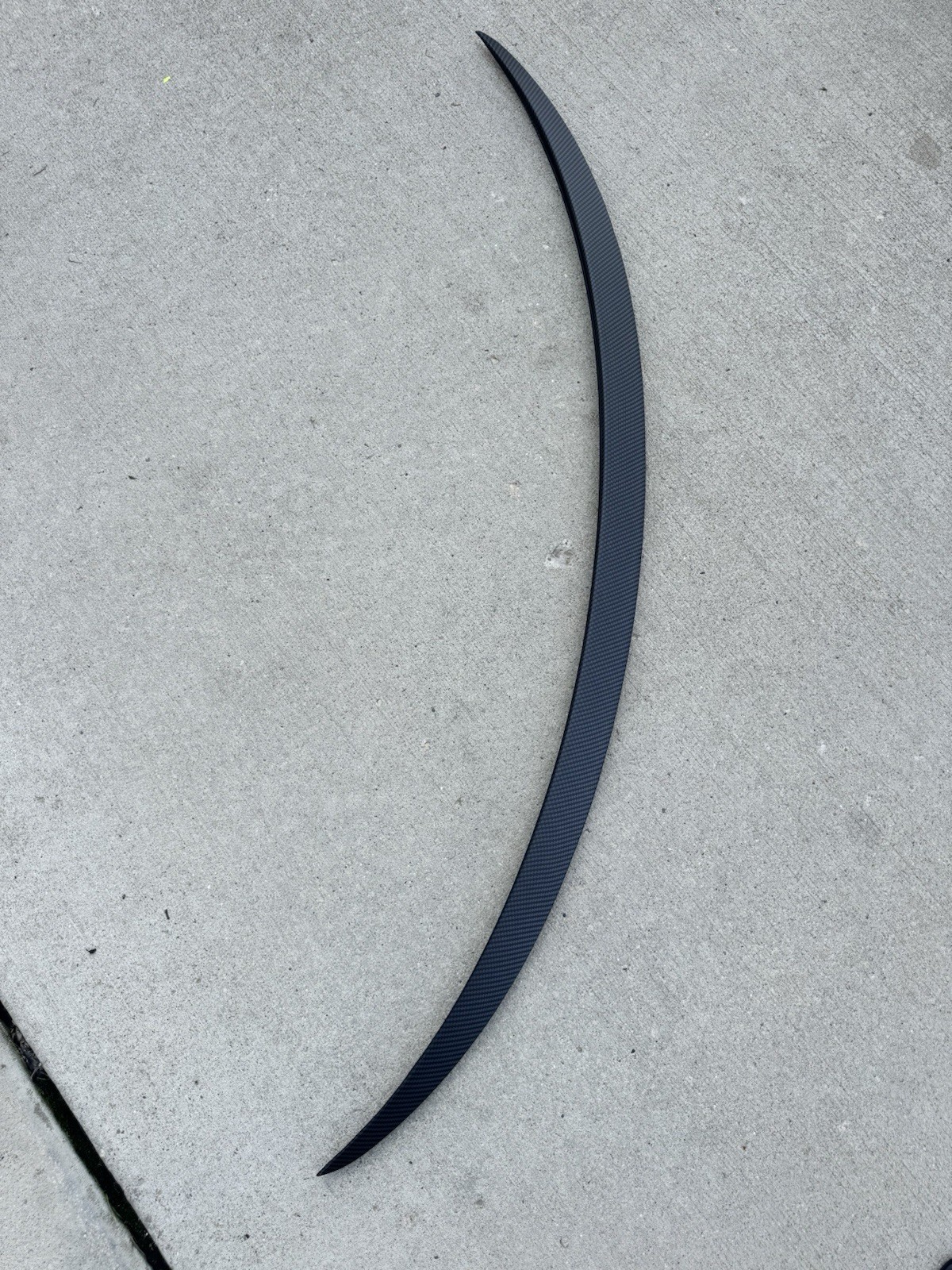 Possible Tesla Model Y Fitment – Verify Rear Trunk Spoiler Carbon Fiber Read