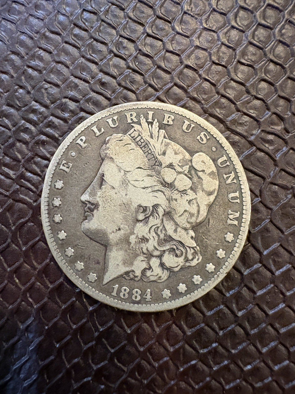 1884 S MORGAN SILVER DOLLAR S 1884 S MORGAN SILVER DOLLAR S