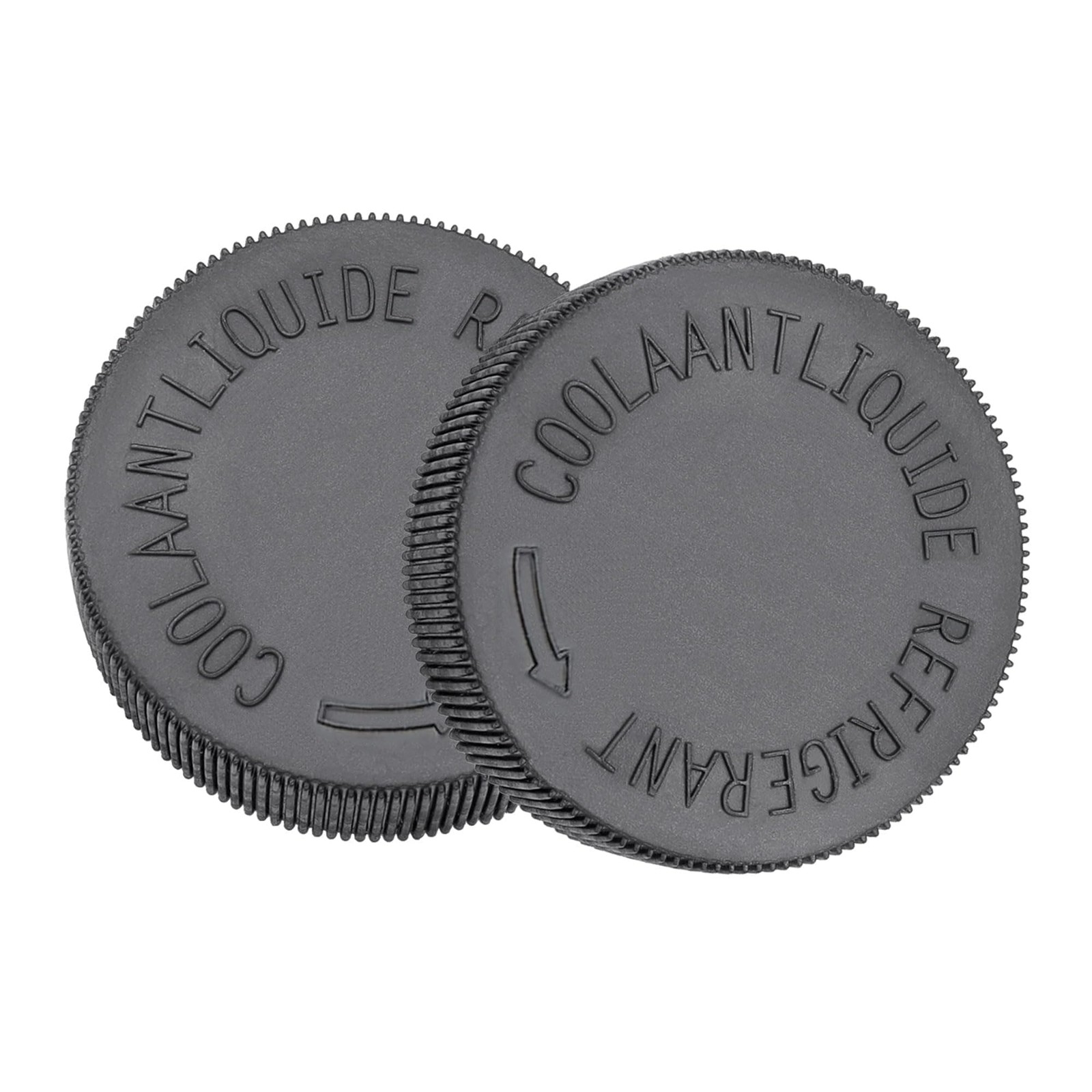 2Pcs Engine Radiator Coolant Water Tank Black Reservoir Cap Fit for Infiniti
