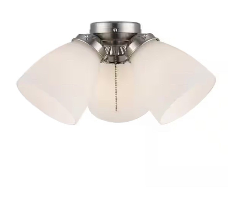 Hampton Bay Universal 3-Light LED Indoor Ceiling Fan Light Kit LK1905