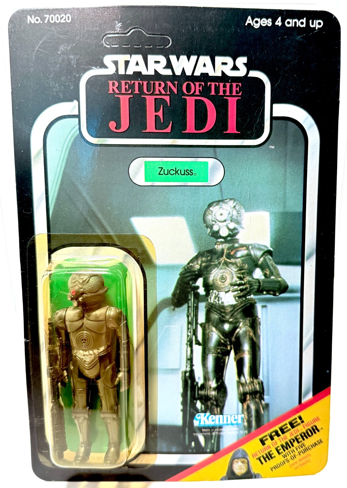 Zuckus - 1983 Star Wars ROTJ - MOC 65 Back C Zuckus - 1983 Star Wars ROTJ - MOC 65 Back C