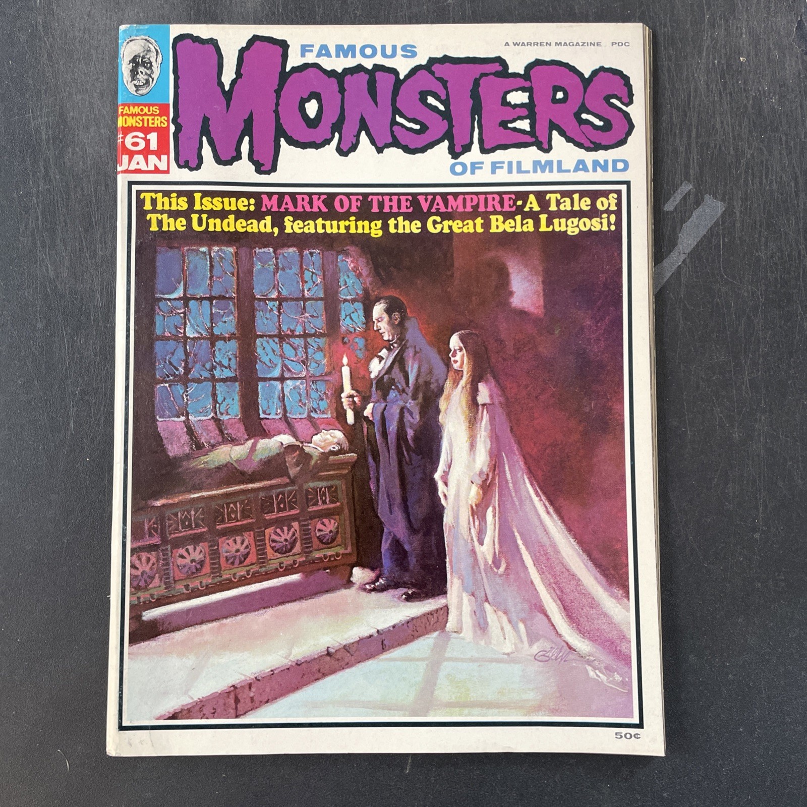 VINTAGE 1970 FAMOUS MONSTERS OF FILMLAND #61 Warren Magazine FN/VF VINTAGE 1970 FAMOUS MONSTERS OF FILMLAND #61 Warren Magazine FN/VF