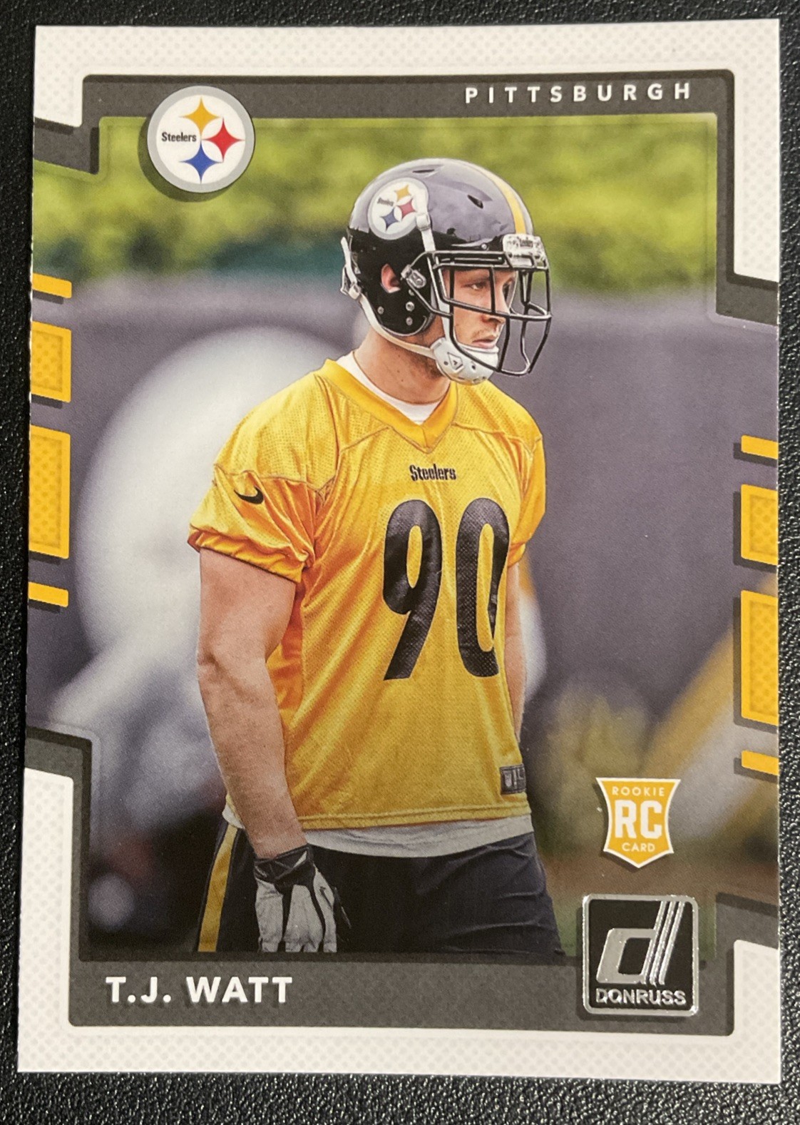2017 Panini Donruss - Rookies T.J. Watt #372 (RC) Rookie Steelers 2017 Panini Donruss - Rookies T.J. Watt #372 (RC) Rookie Steelers