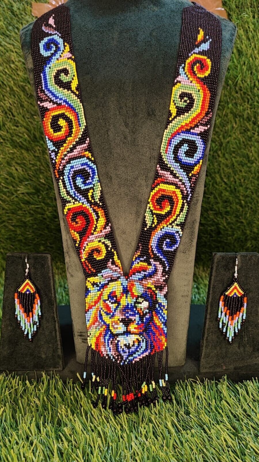 Handmade Necklace Seed Bead Boho American Style Nativ Beaded Multi Strand Gifts Handmade Necklace Seed Bead Boho American Style Nativ Beaded Multi Strand Gifts