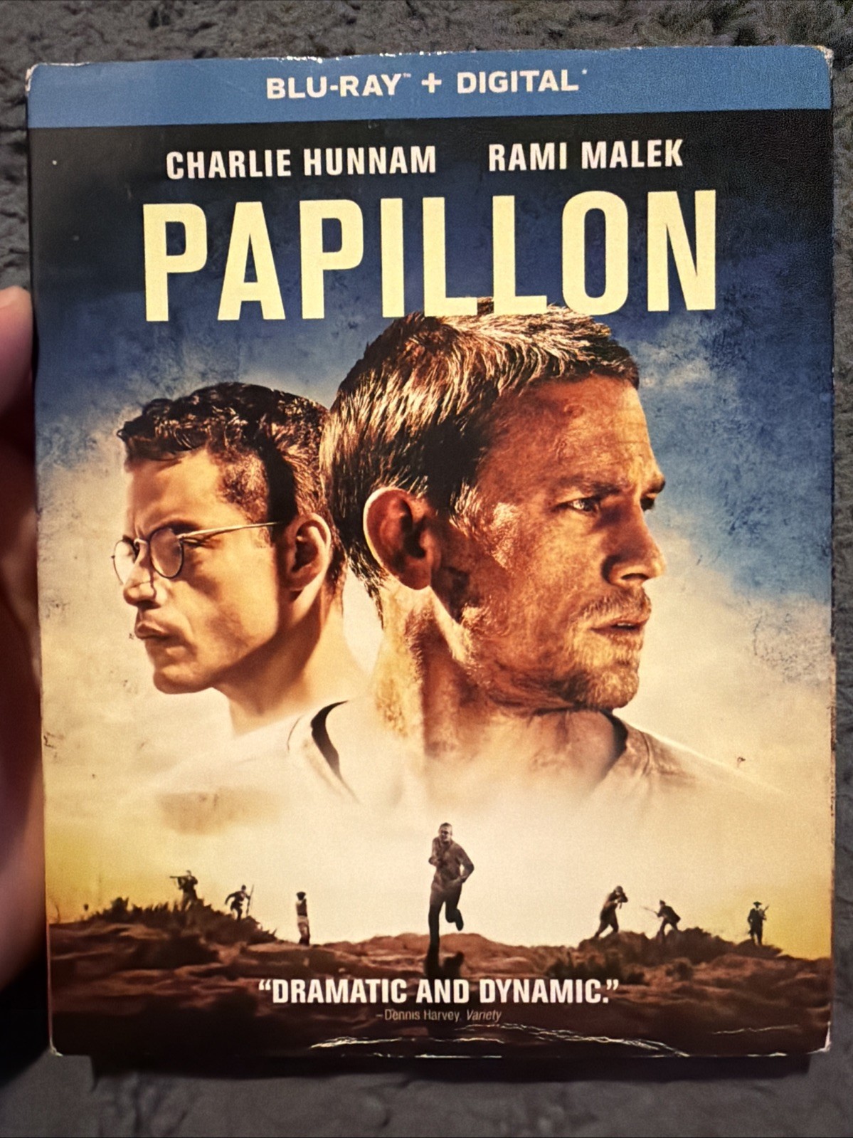 Papillon Blu-ray Charlie Hunnam -W/slipcover A-1823