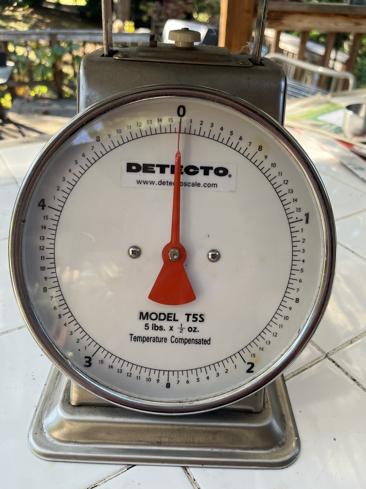 Vintage Detecto T5 Scale Top Loading Dial Scale 5 Lb Cooking Kitchen Vintage Detecto T5 Scale Top Loading Dial Scale 5 Lb Cooking Kitchen