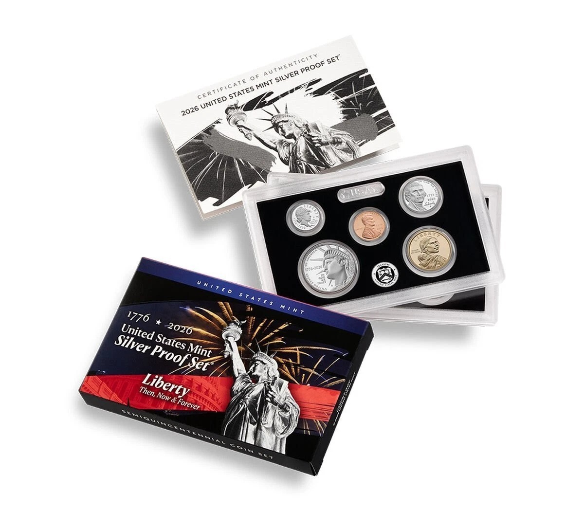 2026-S Silver Proof Set (10 Coin) OGP ~Semiquincentennial 250~ Dual Date - 26RH