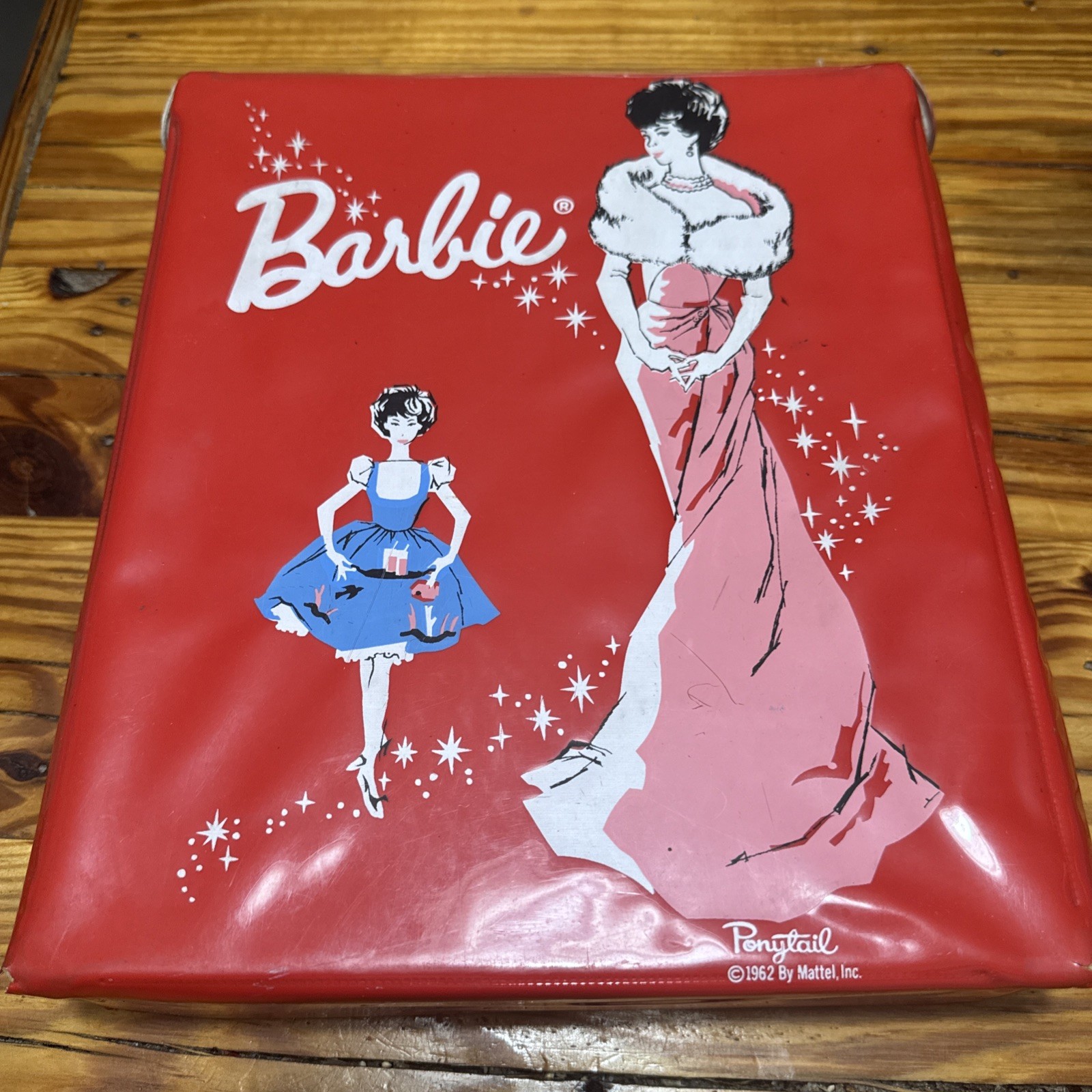 Barbie 1962 Vintage Red Doll Case Barbie 1962 Vintage Red Doll Case