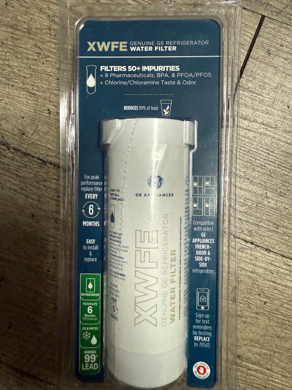 GE XWFE Genuine Refrigerator Water Filter (WITH CHIP) 100% Authentic GE XWFE Genuine Refrigerator Water Filter (WITH CHIP) 100% Authentic