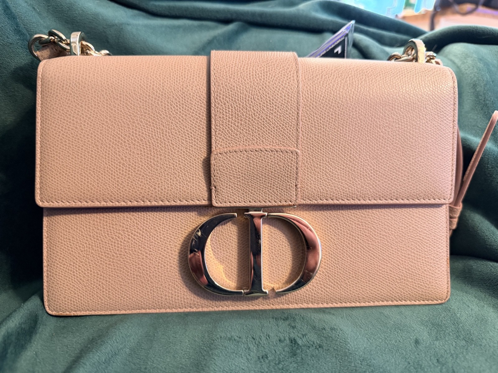 Christian Dior Pink Calfskin 30 Montaigne Bag Micro - WGACA Christian Dior Pink Calfskin 30 Montaigne Bag Micro - WGACA