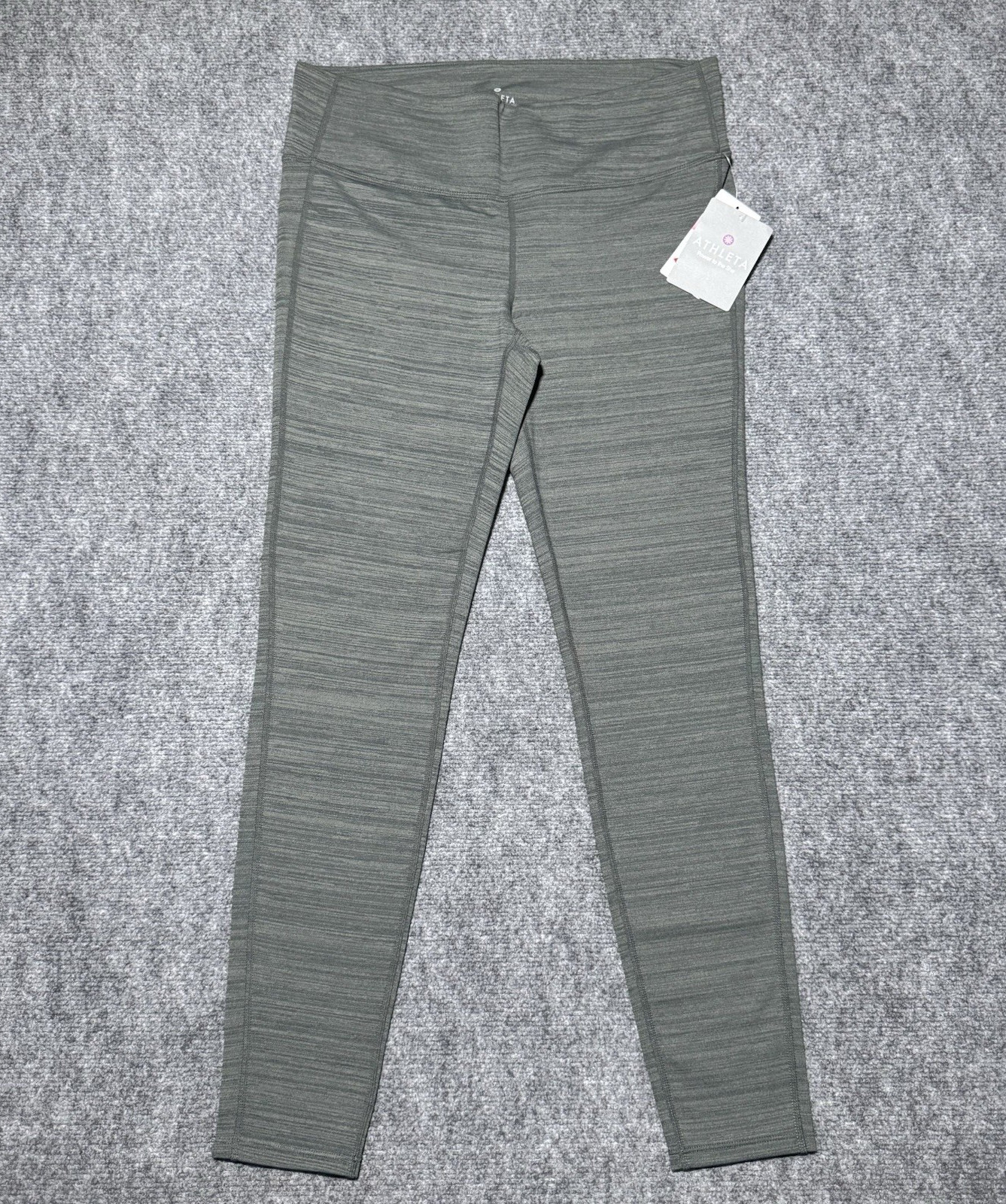 Athleta High Rise Chaturanga Tight SpaceDye Heather Gray High Rise NEW NWT Athleta High Rise Chaturanga Tight SpaceDye Heather Gray High Rise NEW NWT