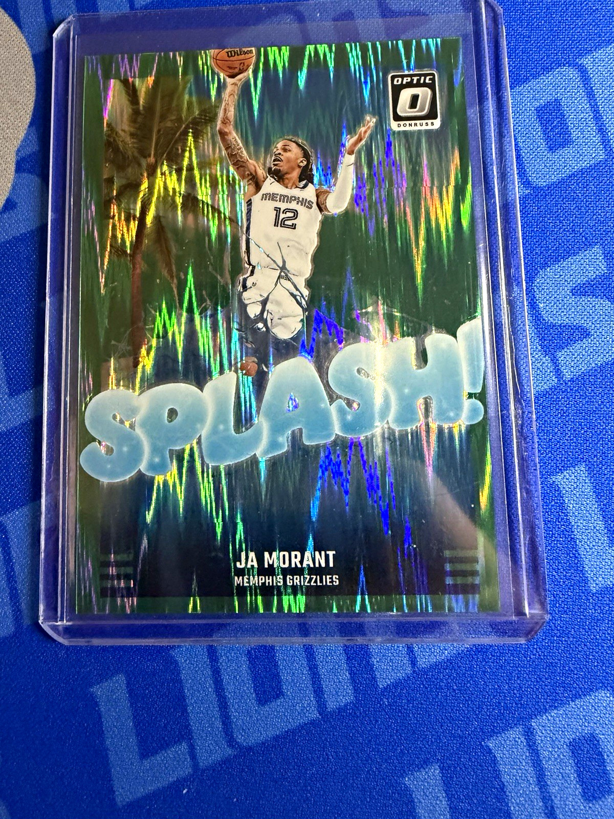Panini 2024-25 Donruss Optic Splash Ja Morant #15 Green Shock Prizm /149 Panini 2024-25 Donruss Optic Splash Ja Morant #15 Green Shock Prizm /149