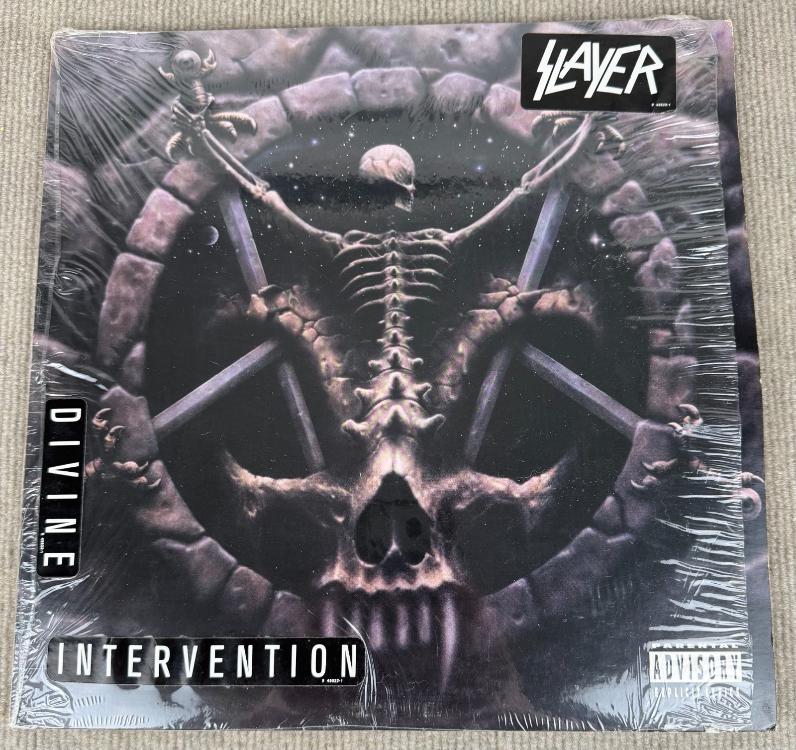 Slayer Divine Intervention 1994 Original Red Vinyl LP 45522-1 Insert
