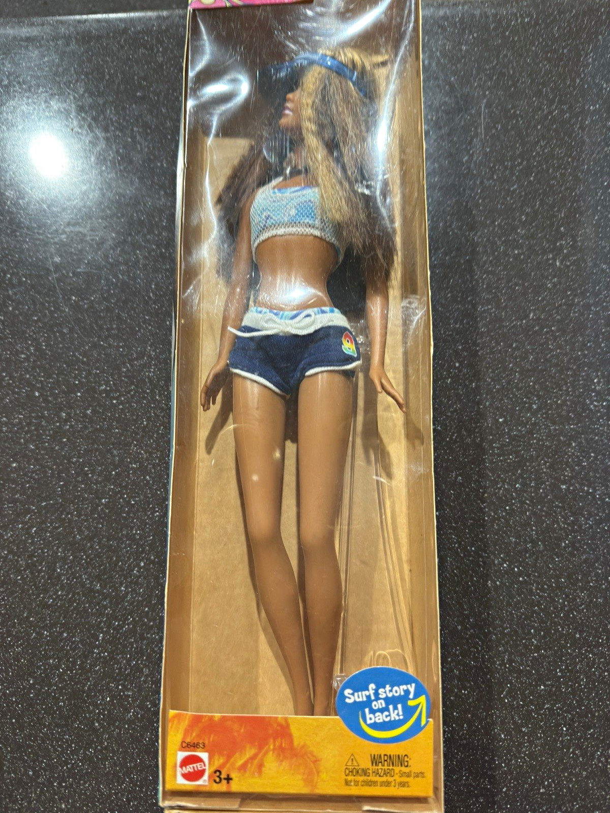 Mattel Barbie Cali Girl Fashion Doll 2003 Dark Skin Brown Wavy Hair 12in Mattel Barbie Cali Girl Fashion Doll 2003 Dark Skin Brown Wavy Hair 12in