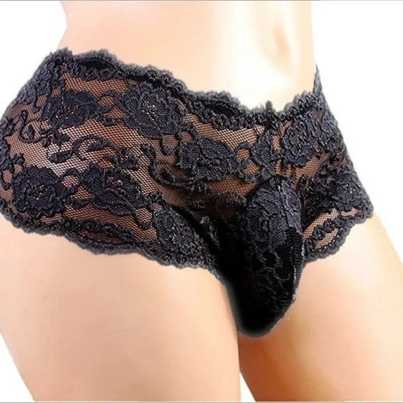 Men's Underwear Sexy Lingerie Sexy Panties Plus Siz Lace Sissy Male