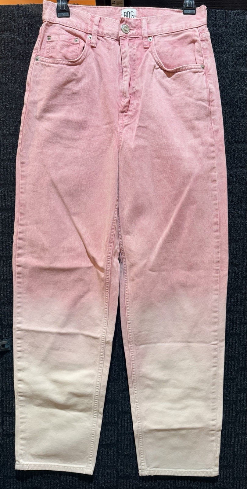 BDG Urban Outfitters Jeans Women\'s 27 High Rise Baggy Ombre Pink BDG Urban Outfitters Jeans Women\'s 27 High Rise Baggy Ombre Pink