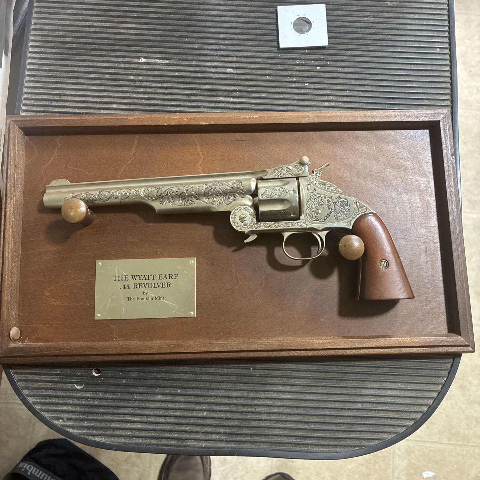 Wyatt Earp Franklin Mint Commemorative .44 W/ Display W/PLUG NO FRING Certified Wyatt Earp Franklin Mint Commemorative .44 W/ Display W/PLUG NO FRING Certified